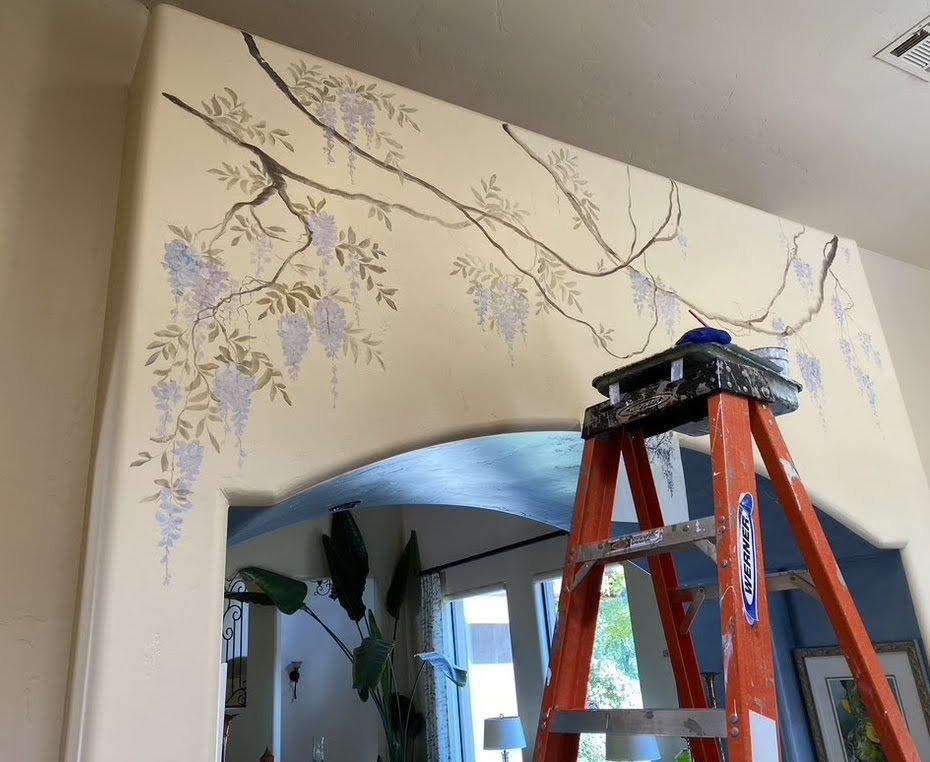 Wisteria Mural | Mesilla, NM – MEW + COMPANY