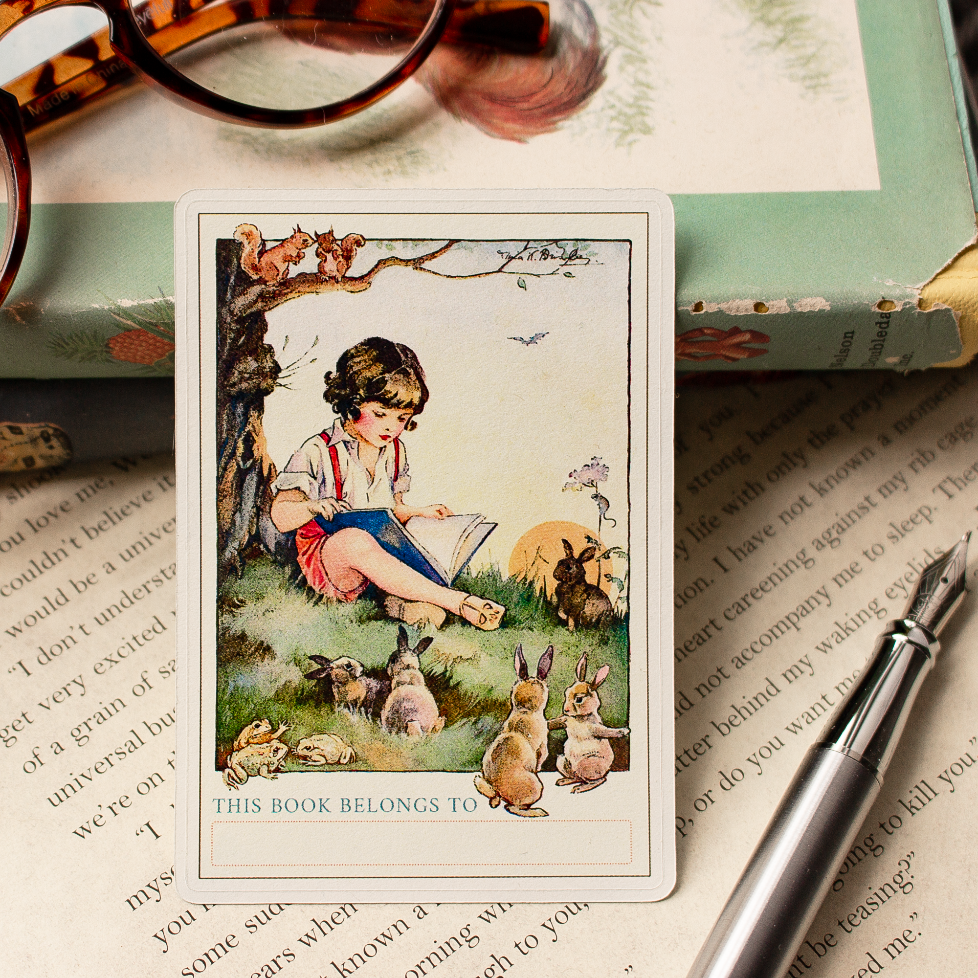 Children's Bookplate Stickers - Book Labels for Kids