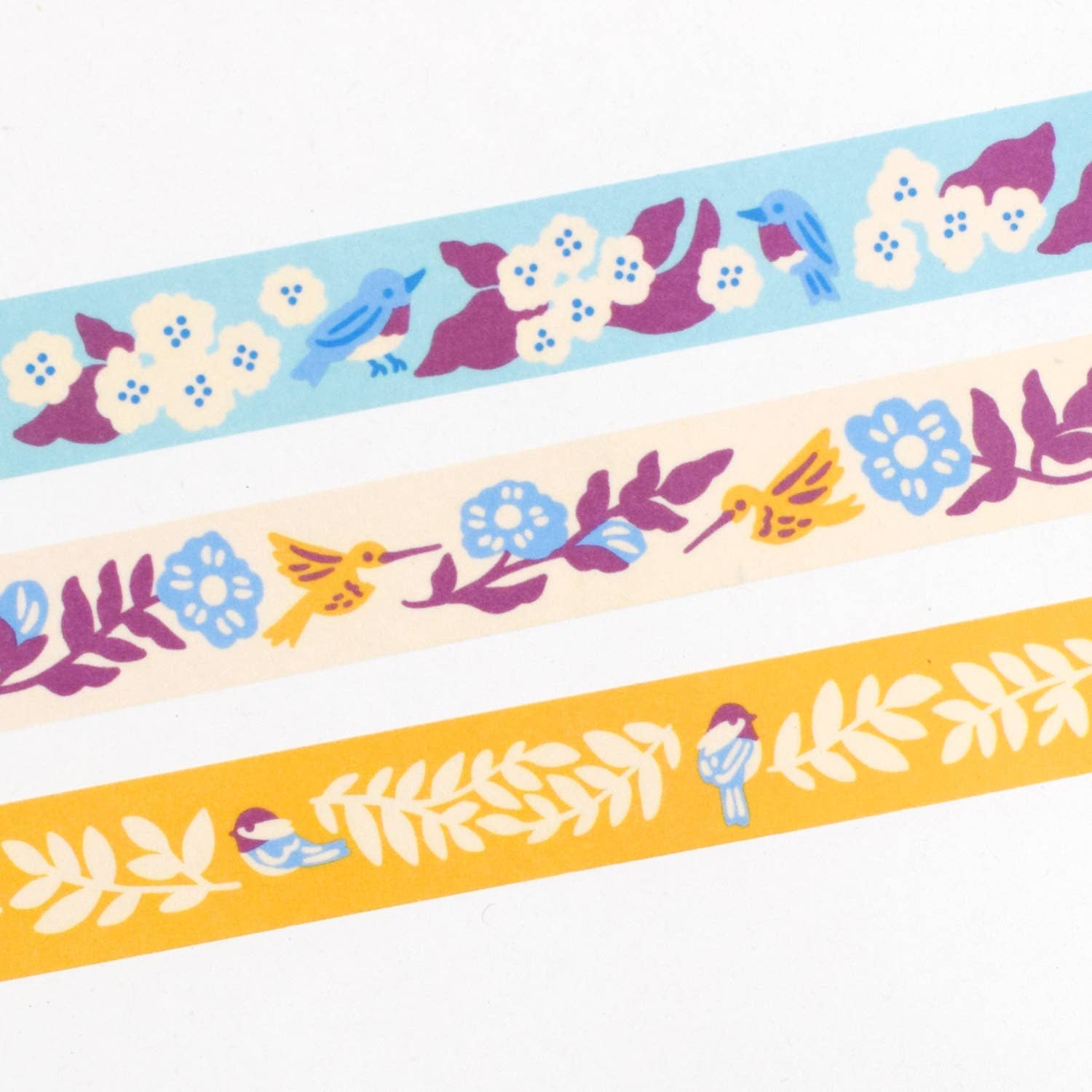 Birds & Blooms Washi Tape Set