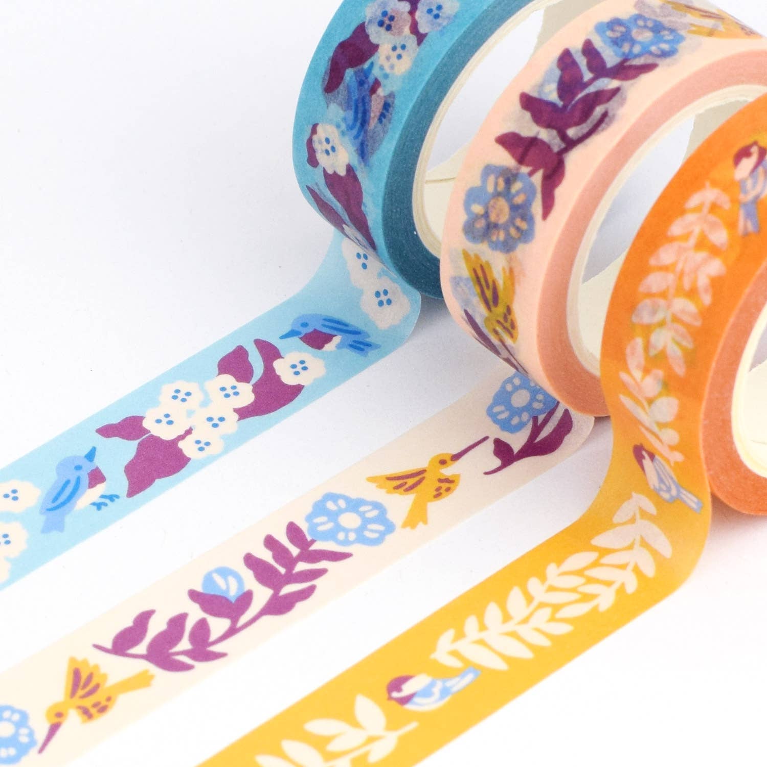 Birds & Blooms Washi Tape Set