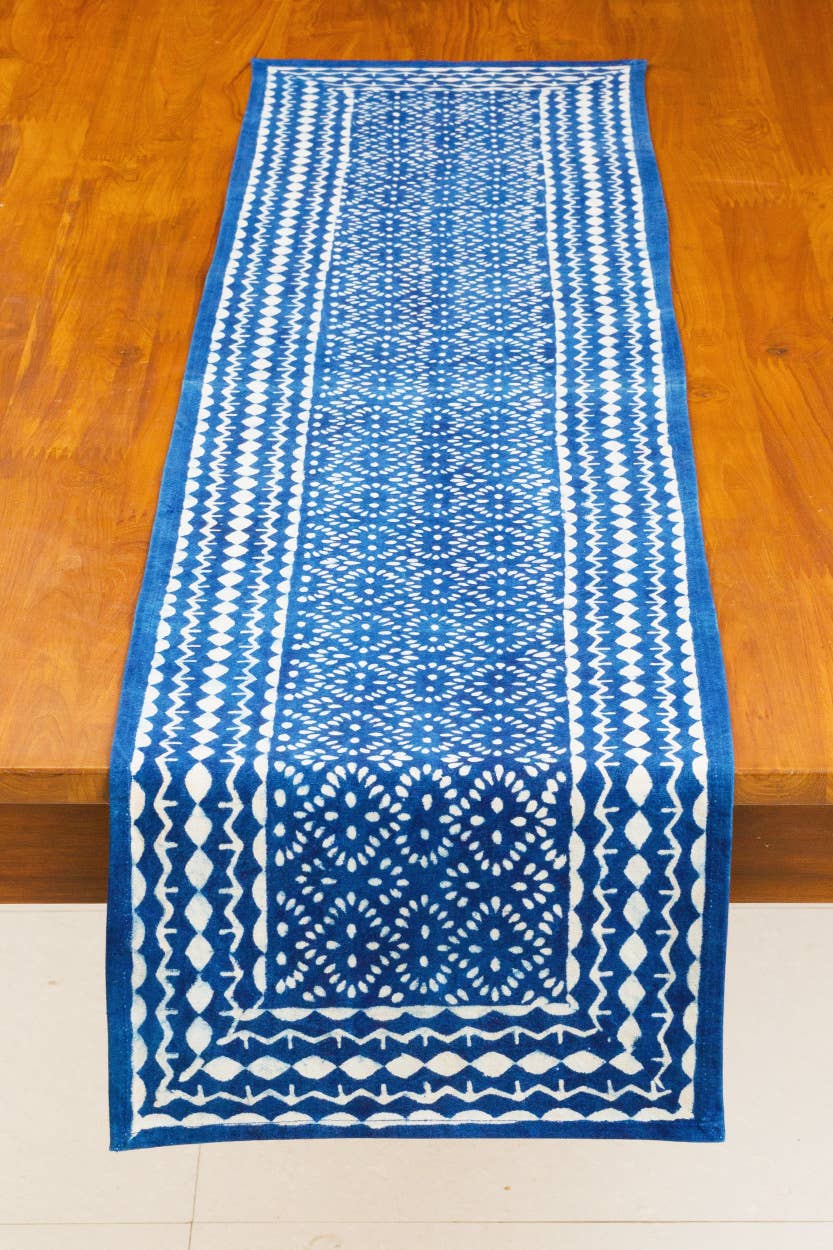 Indigo Table Runner