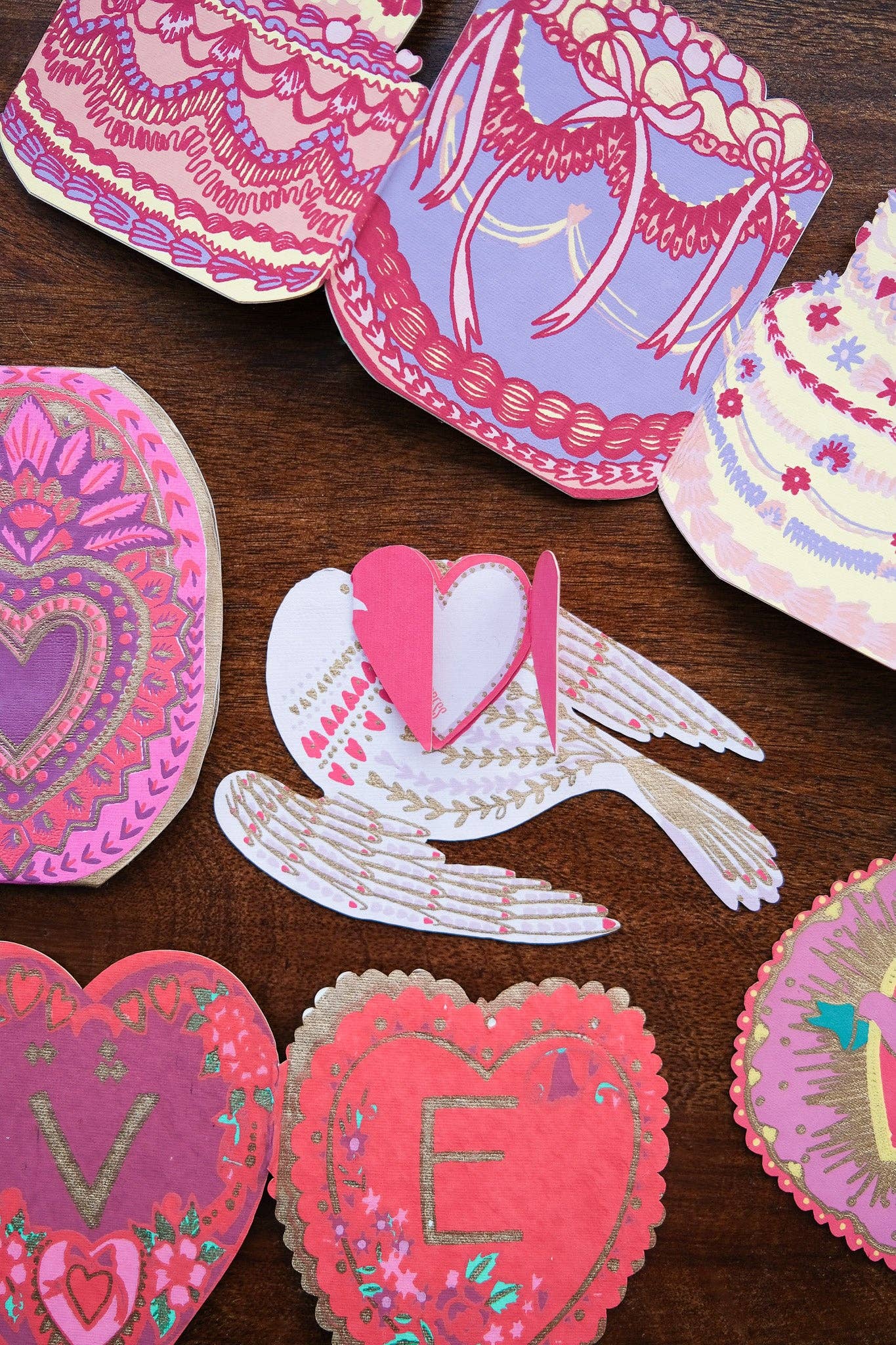 Heart Bird Greeting Card