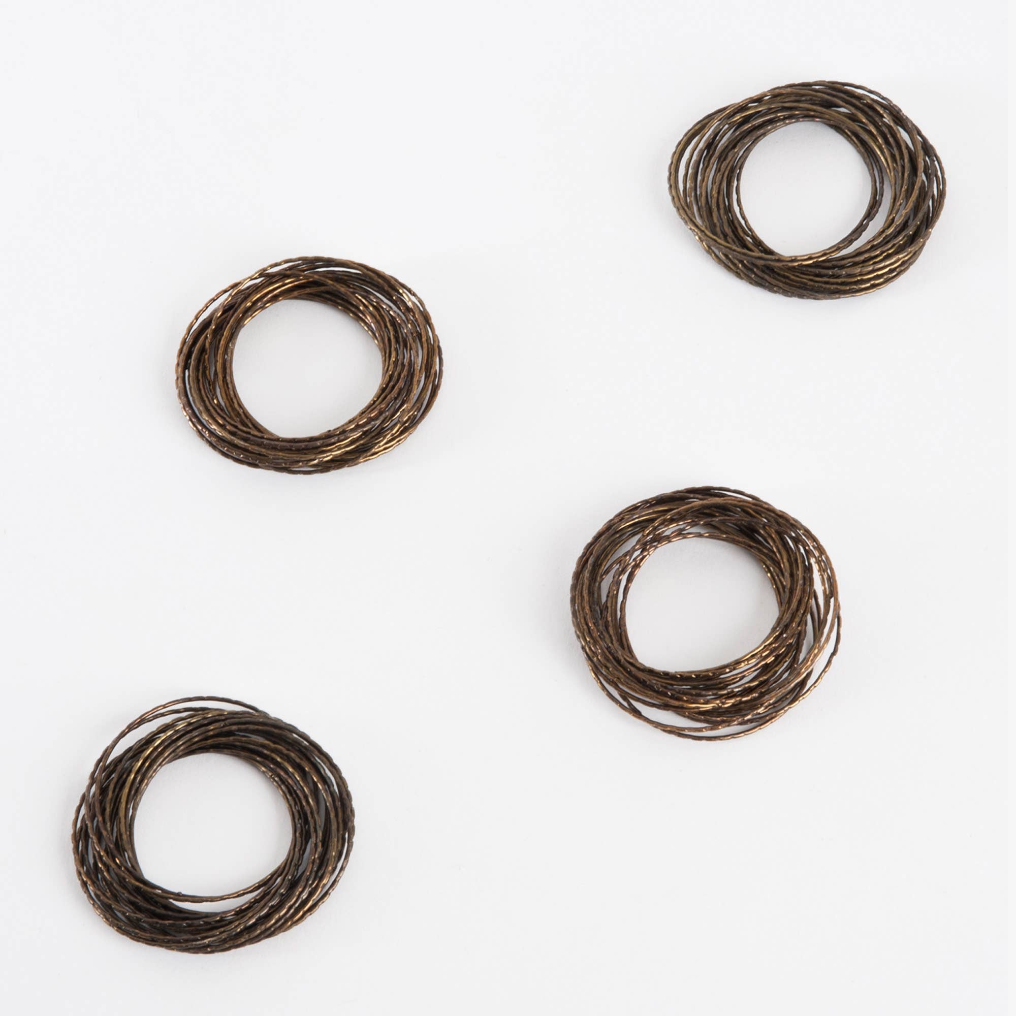 Bangle Design Napkin Rings | Set of 4