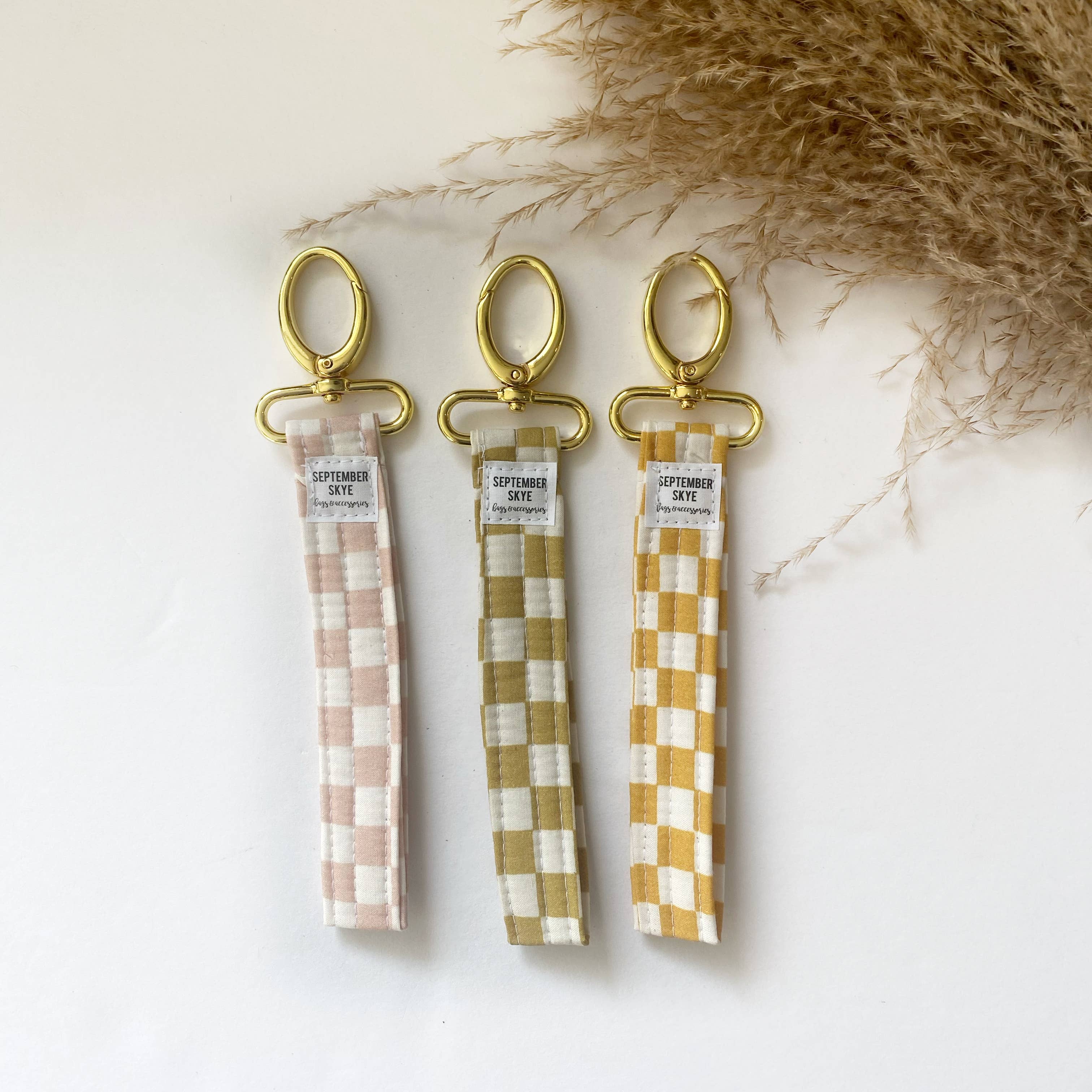 Key Fob | key chain | checkered prints
