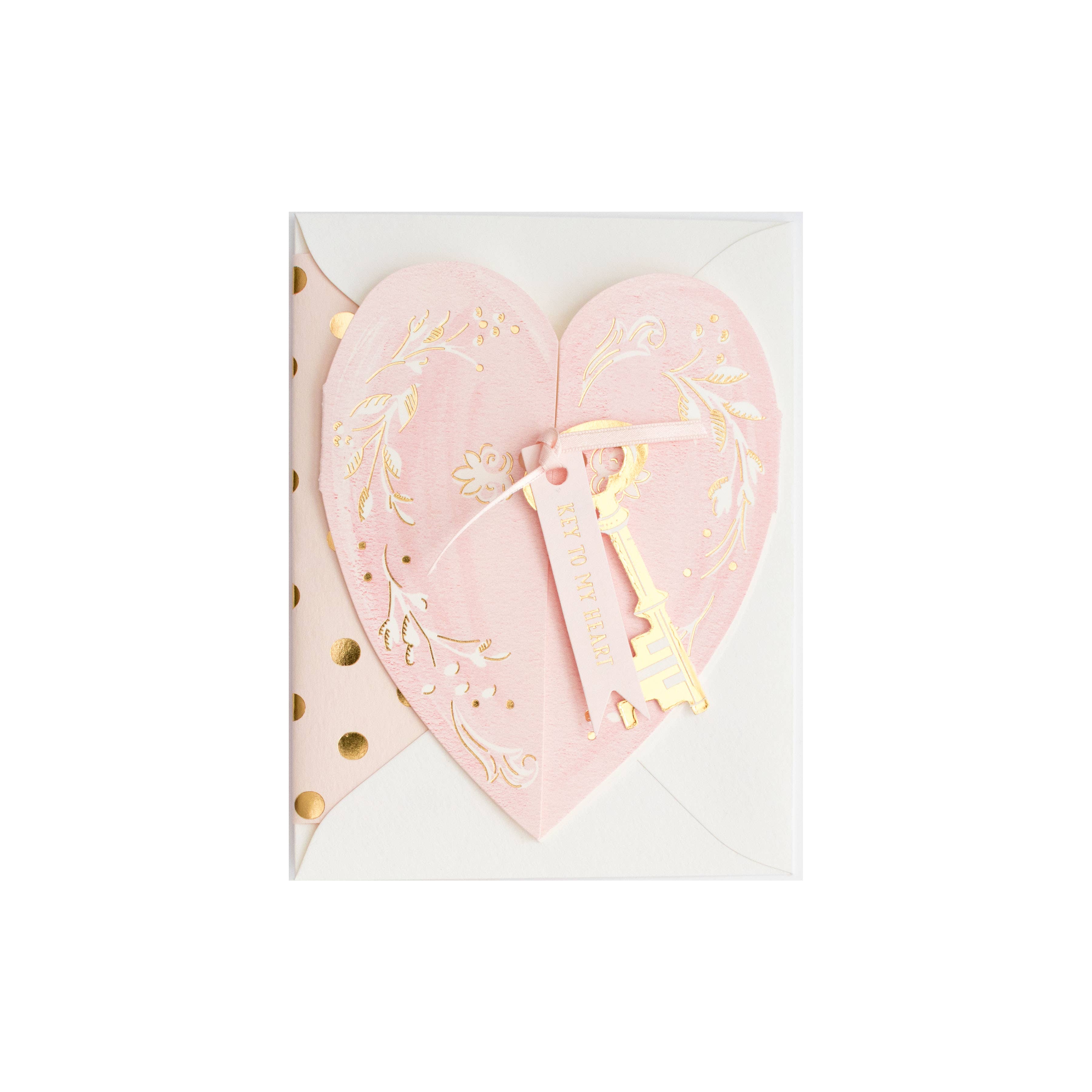 Key to My Heart Love Greeting Card