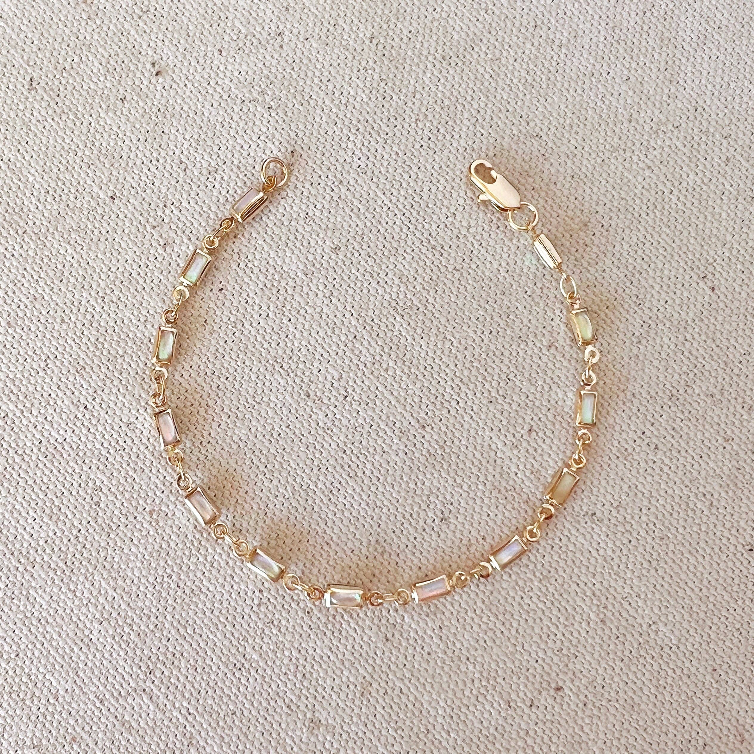 Opal Bracelet | 18k Gold Filled