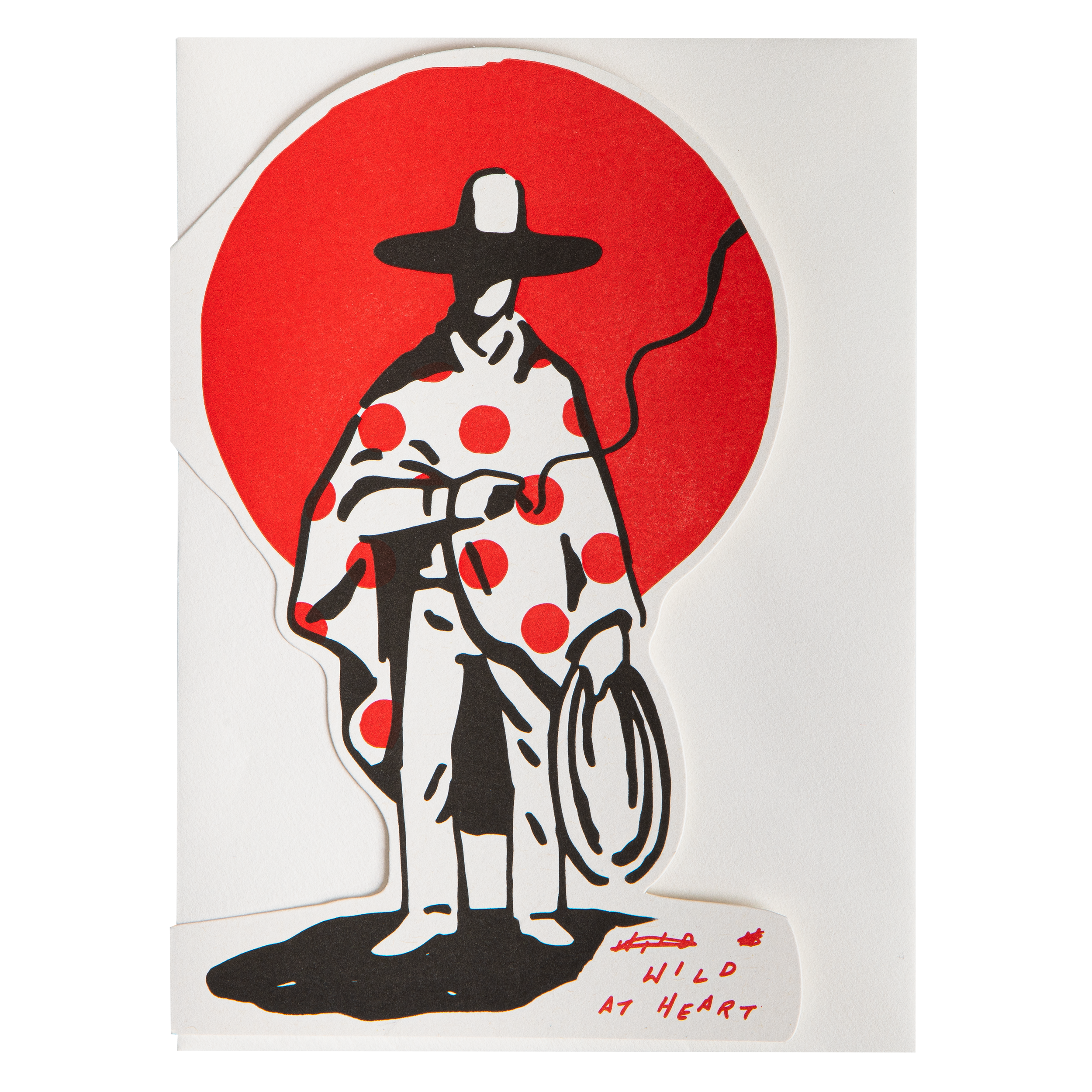Wild At Heart Cowboy | Cut-Out - Greeting Card