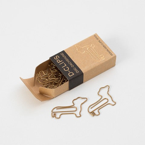 Midori D-Clips Paper Clips Dachshund