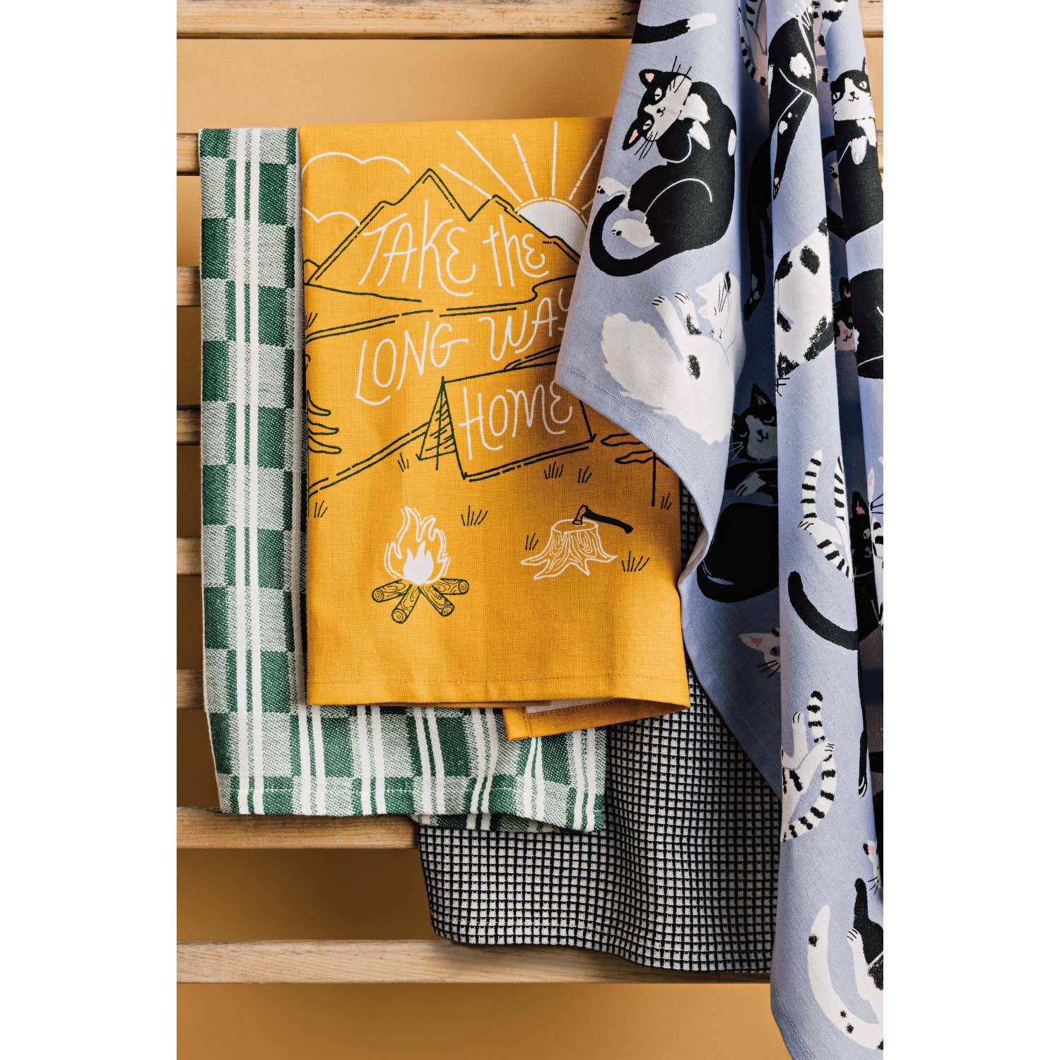 Meow & Furever Dishtowels Set of 2