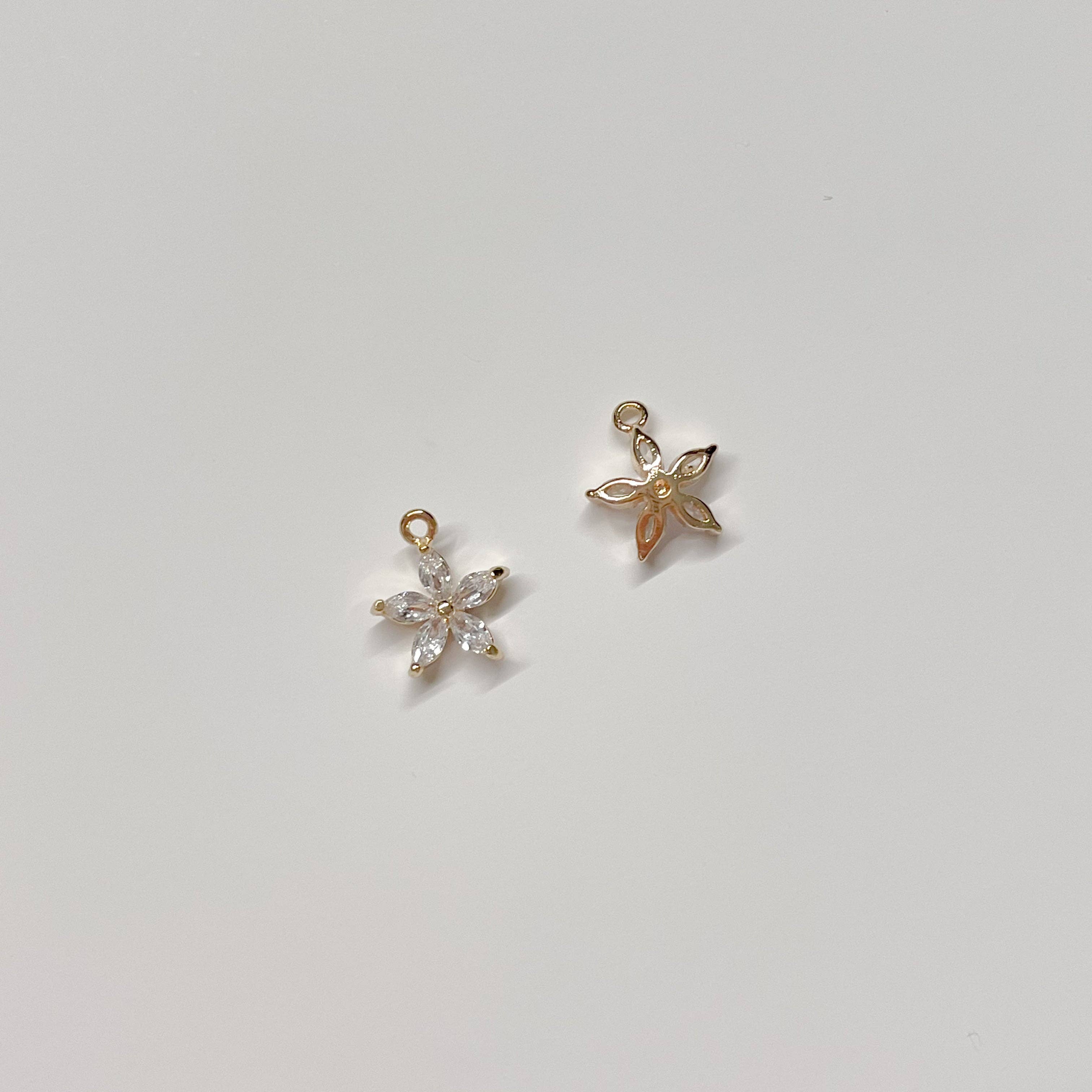 Gold Flower Charm