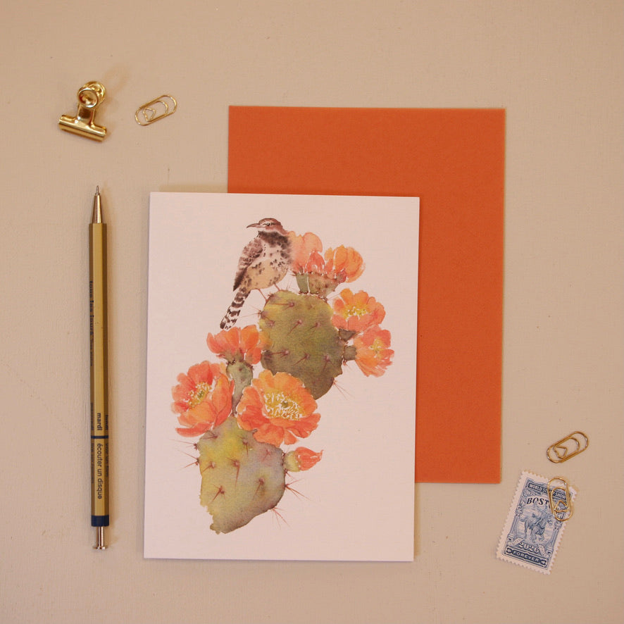 Cactus Wren | Greeting Card