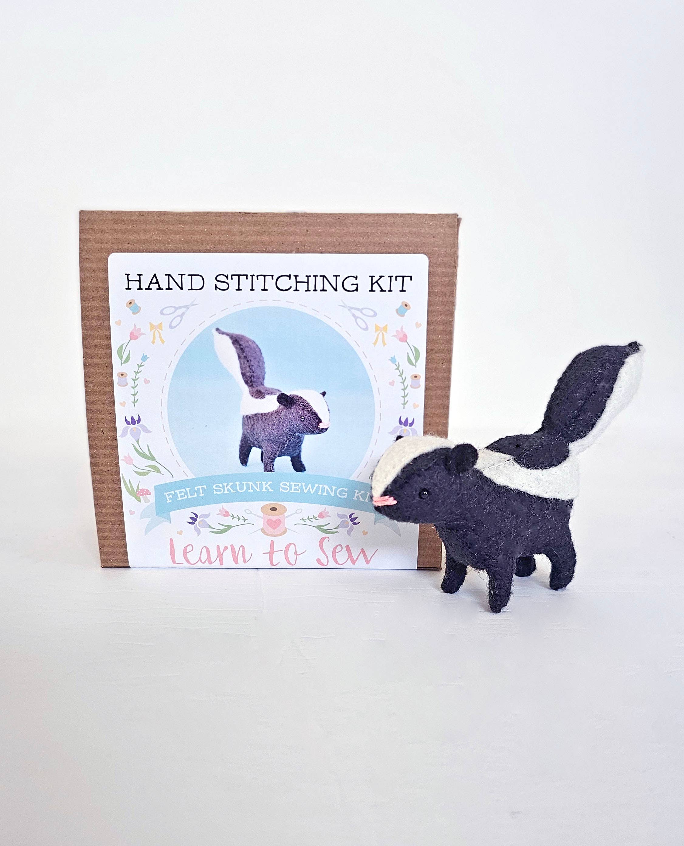 Felt Skunk Sewing Kit