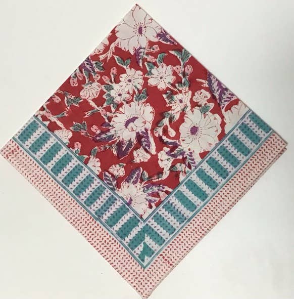 Napkins Camelia Red | Set of 6