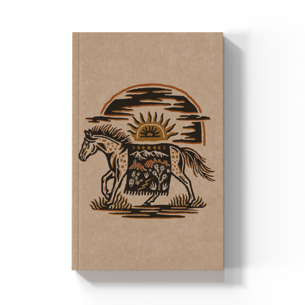 Western Horse | Layflat Notebook