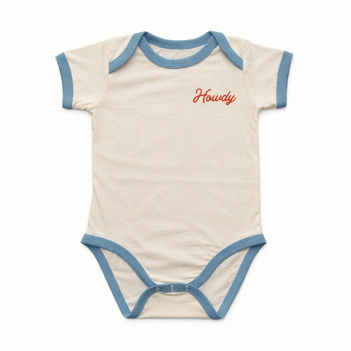 Howdy Vintage Ringer Onesie