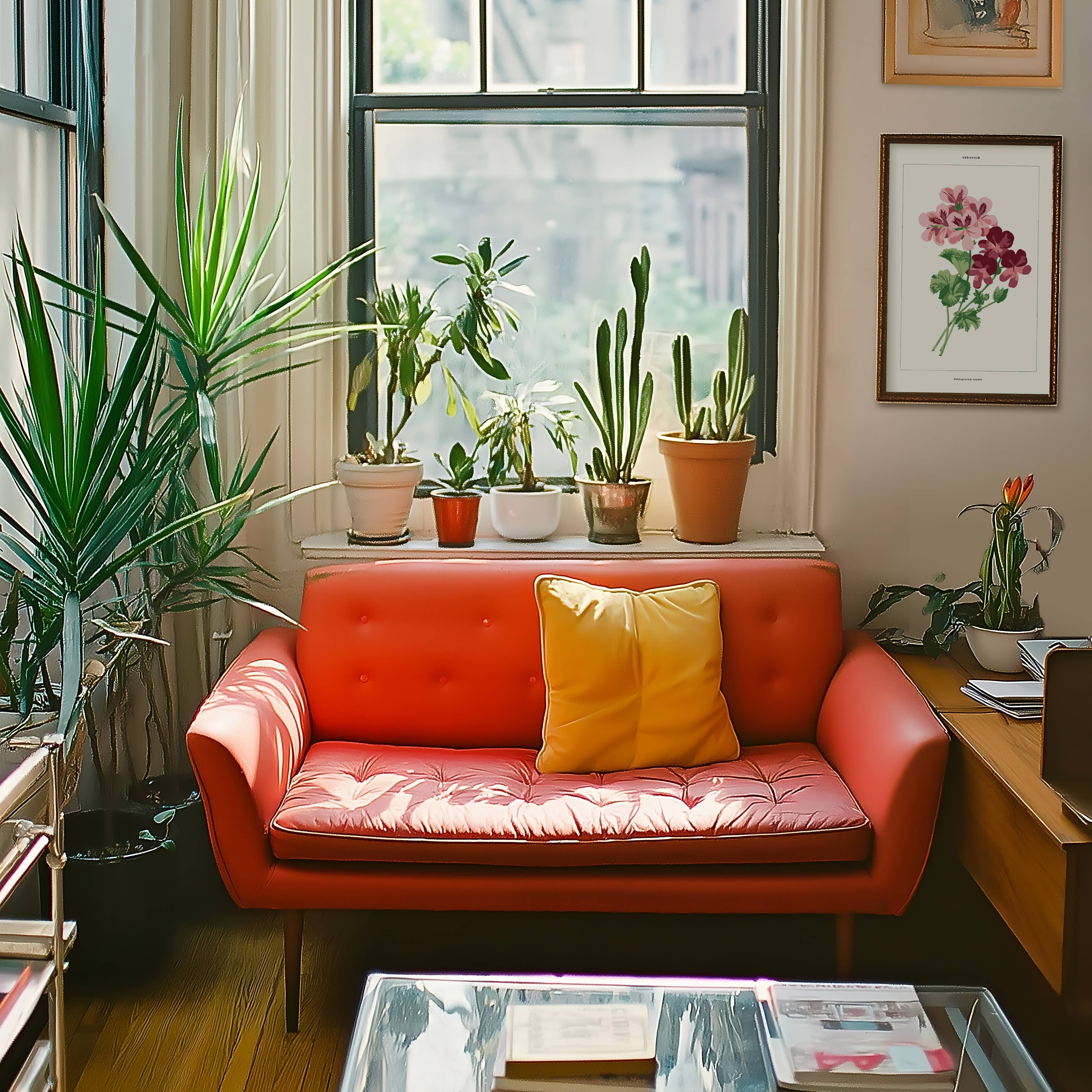 Geranium Botanical | Modern Paint By Numbers Kit