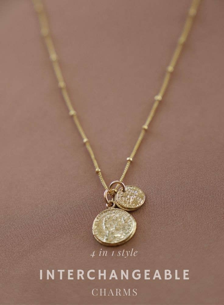 Coin Charm Necklace
