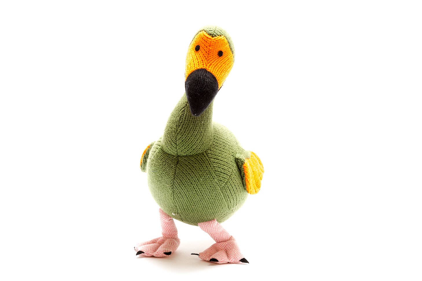 Knitted Dodo Dinosaur Soft Toy Teddy