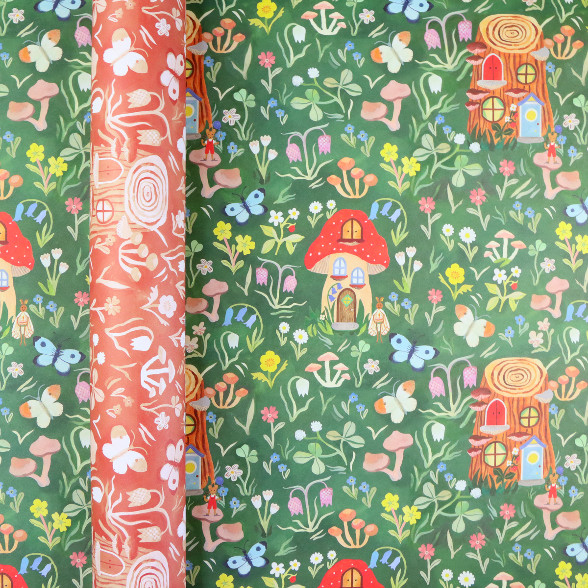 Toadstool Meadow | Wrapping Paper