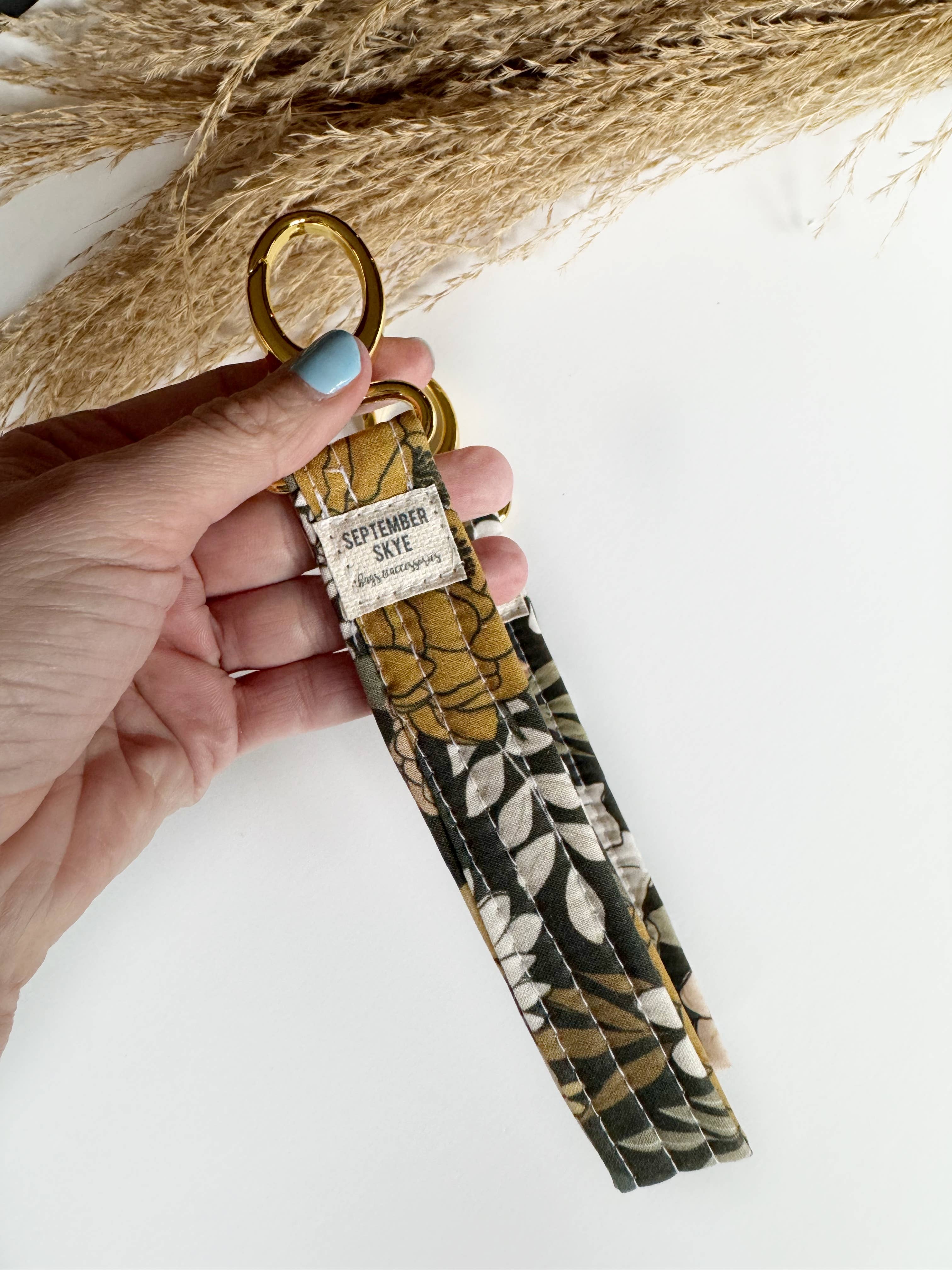 Key Fob | key chain | floral reverie