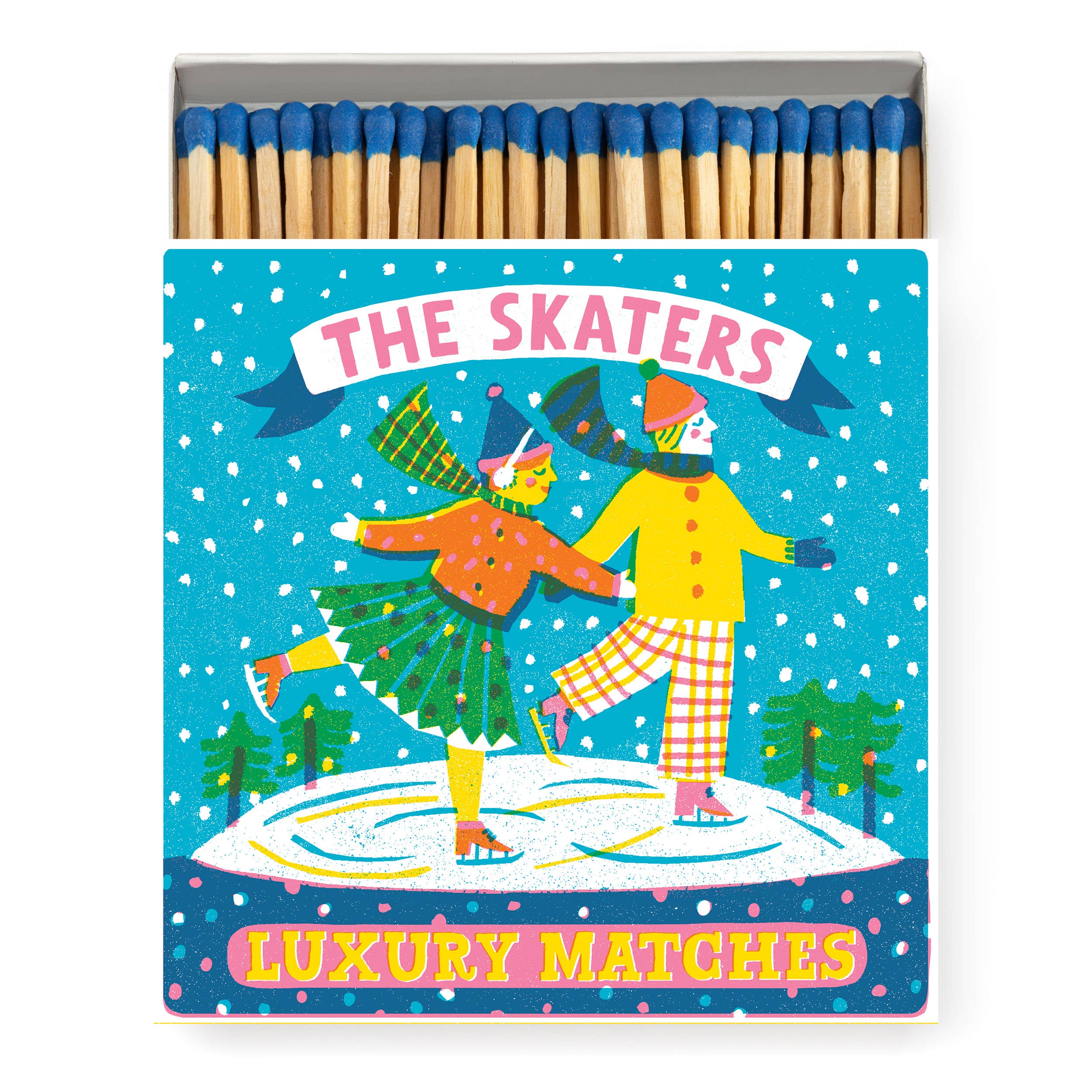 The Skaters Christmas Matchbox