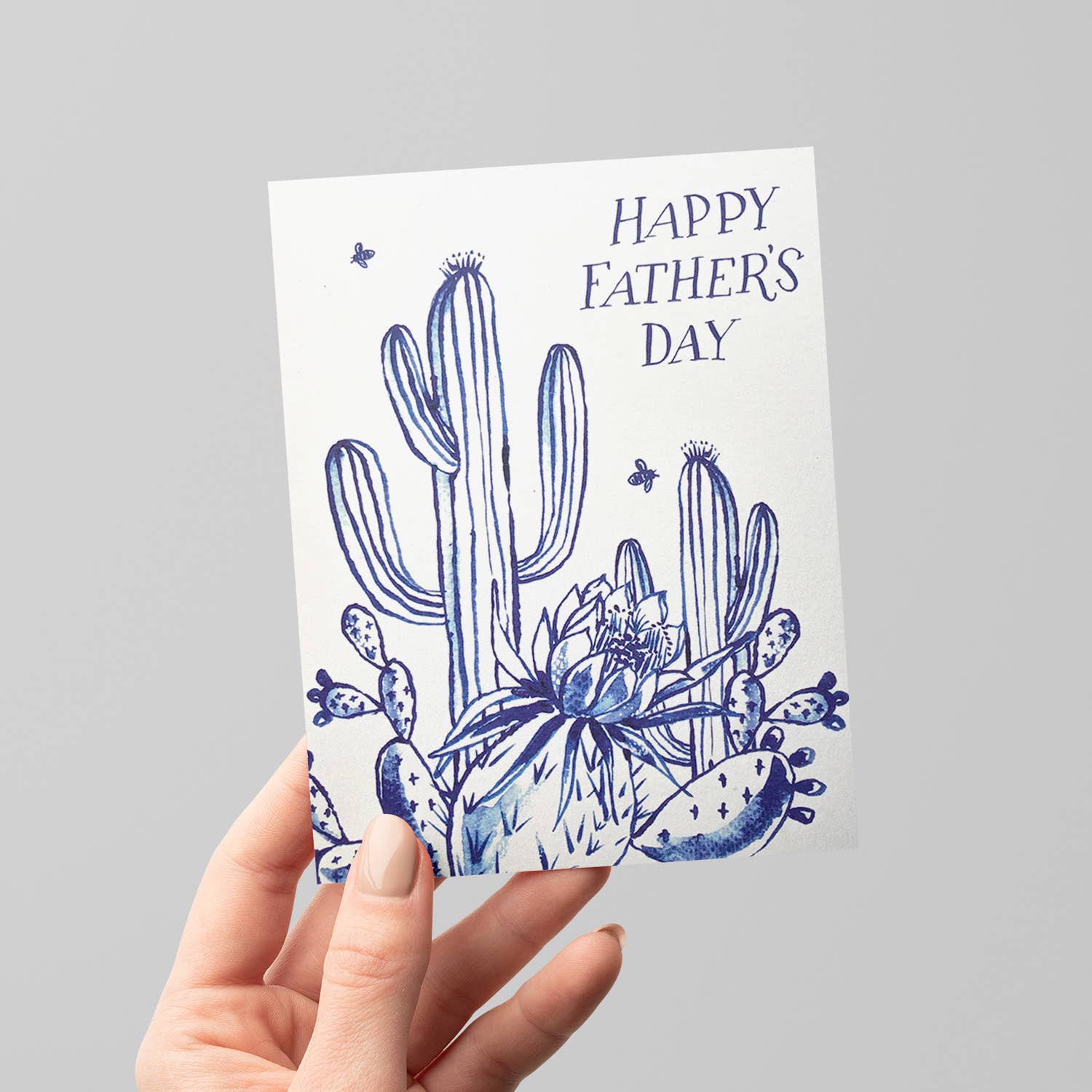 Cactus Garden Father's Day Greeting Card
