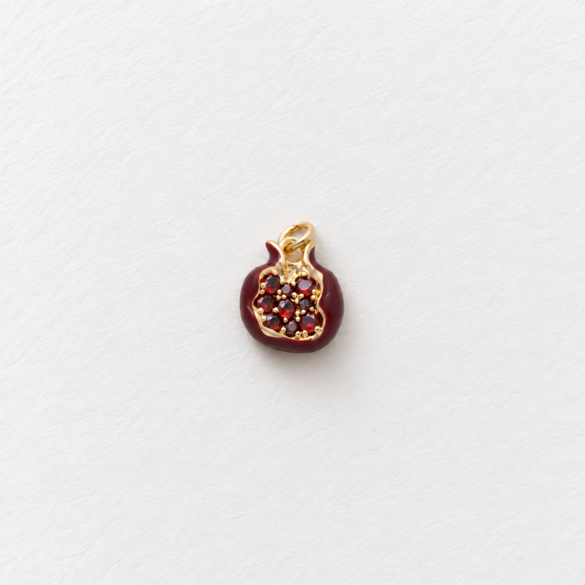 Enamel Prosperity Pomegranate Charm