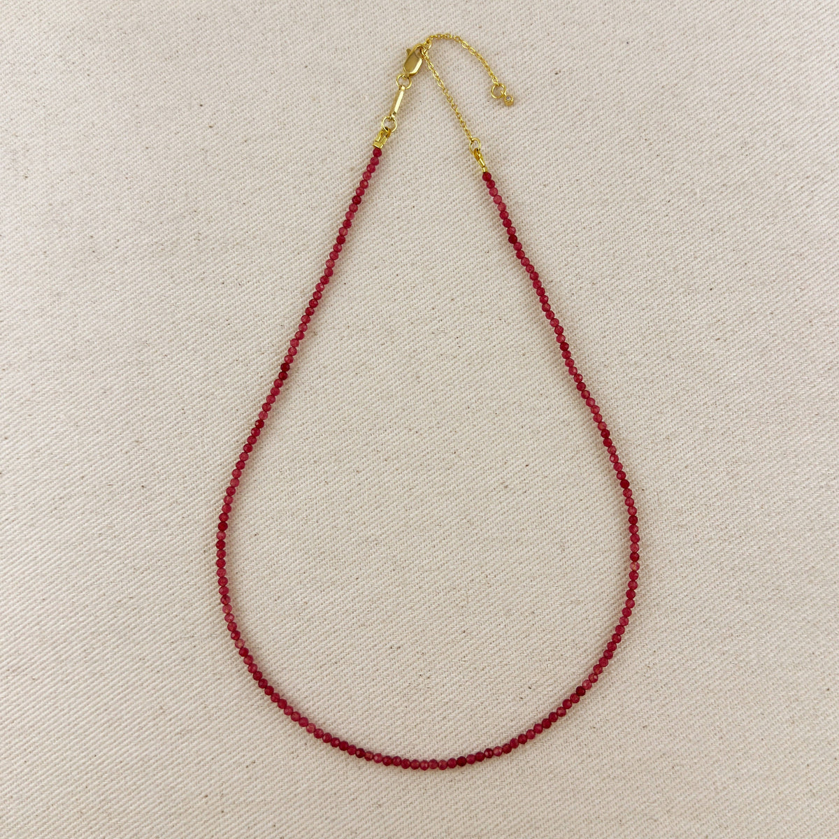 Ruby Jade Necklace