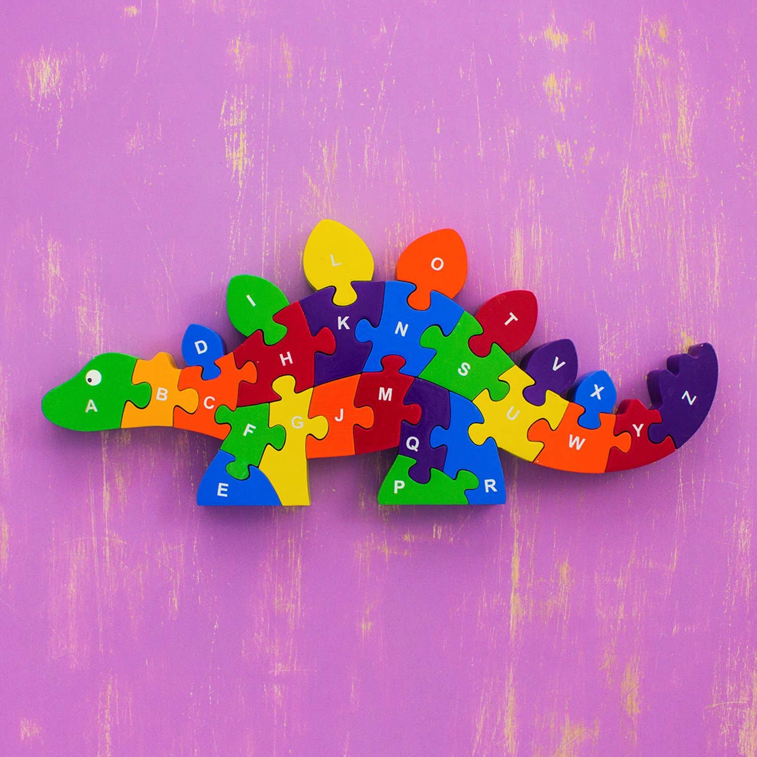 Wooden Puzzle Stegosaurus