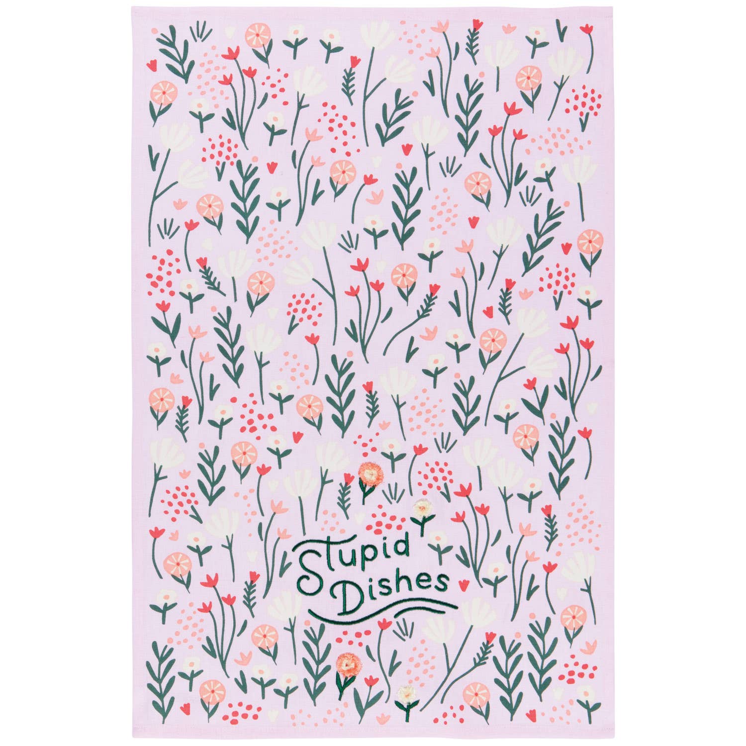 Stupid Dishes Dishtowel