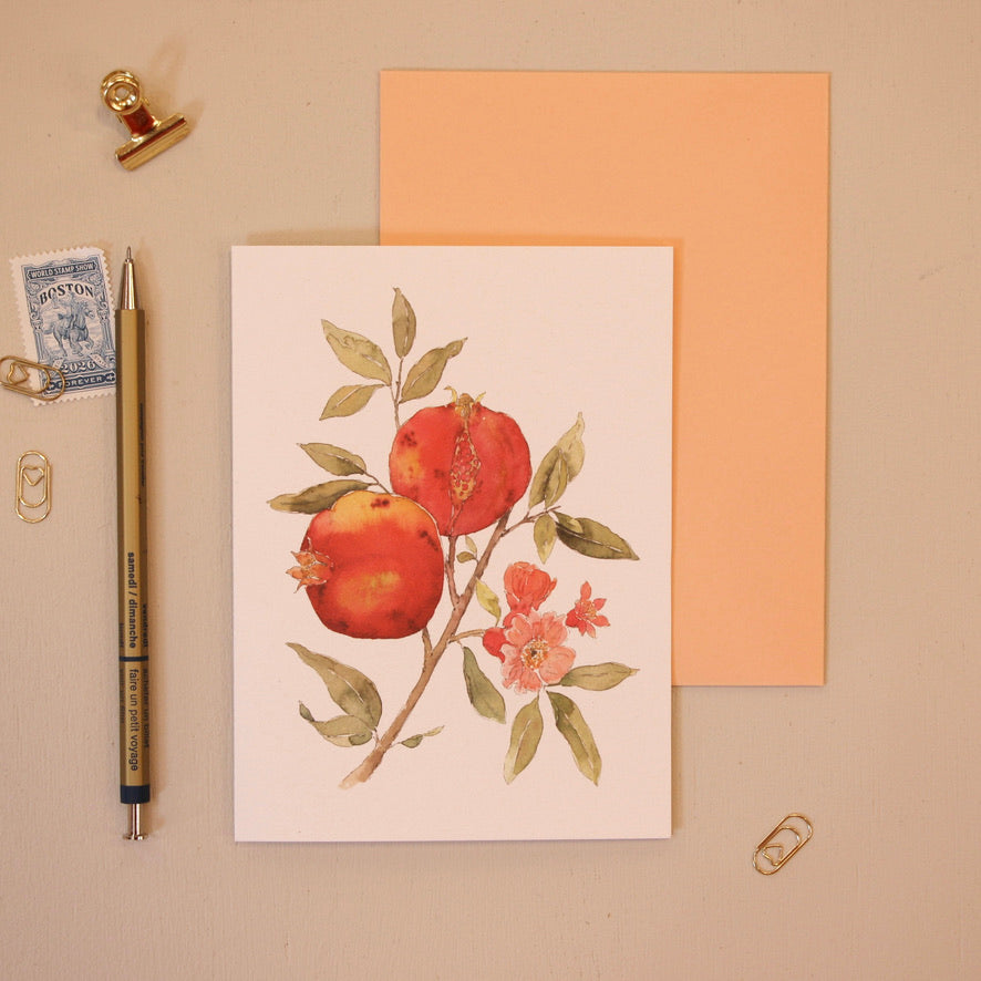 Pomegranate | Greeting Card