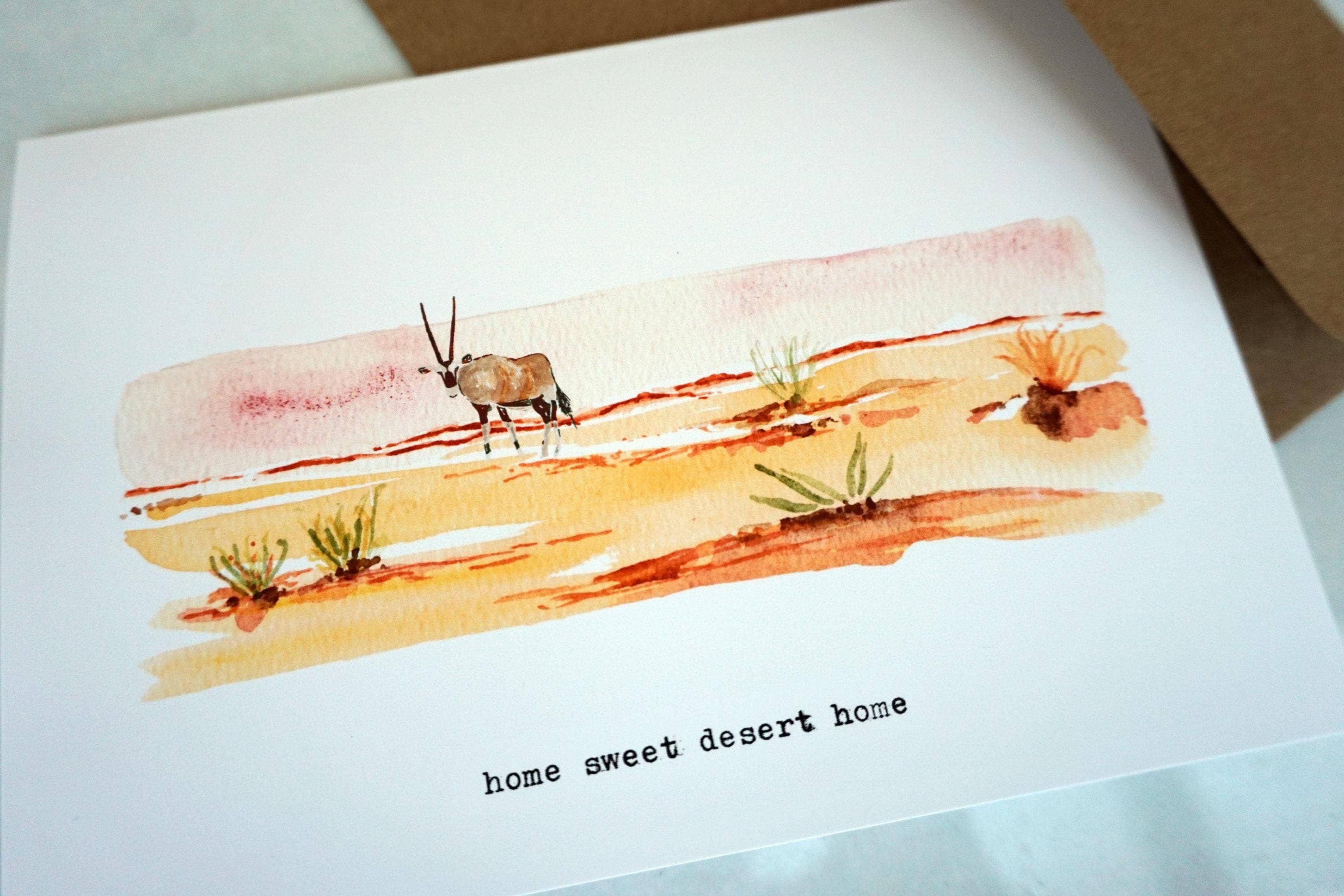 Southwest "Home Sweet Desert Home" Card, A7