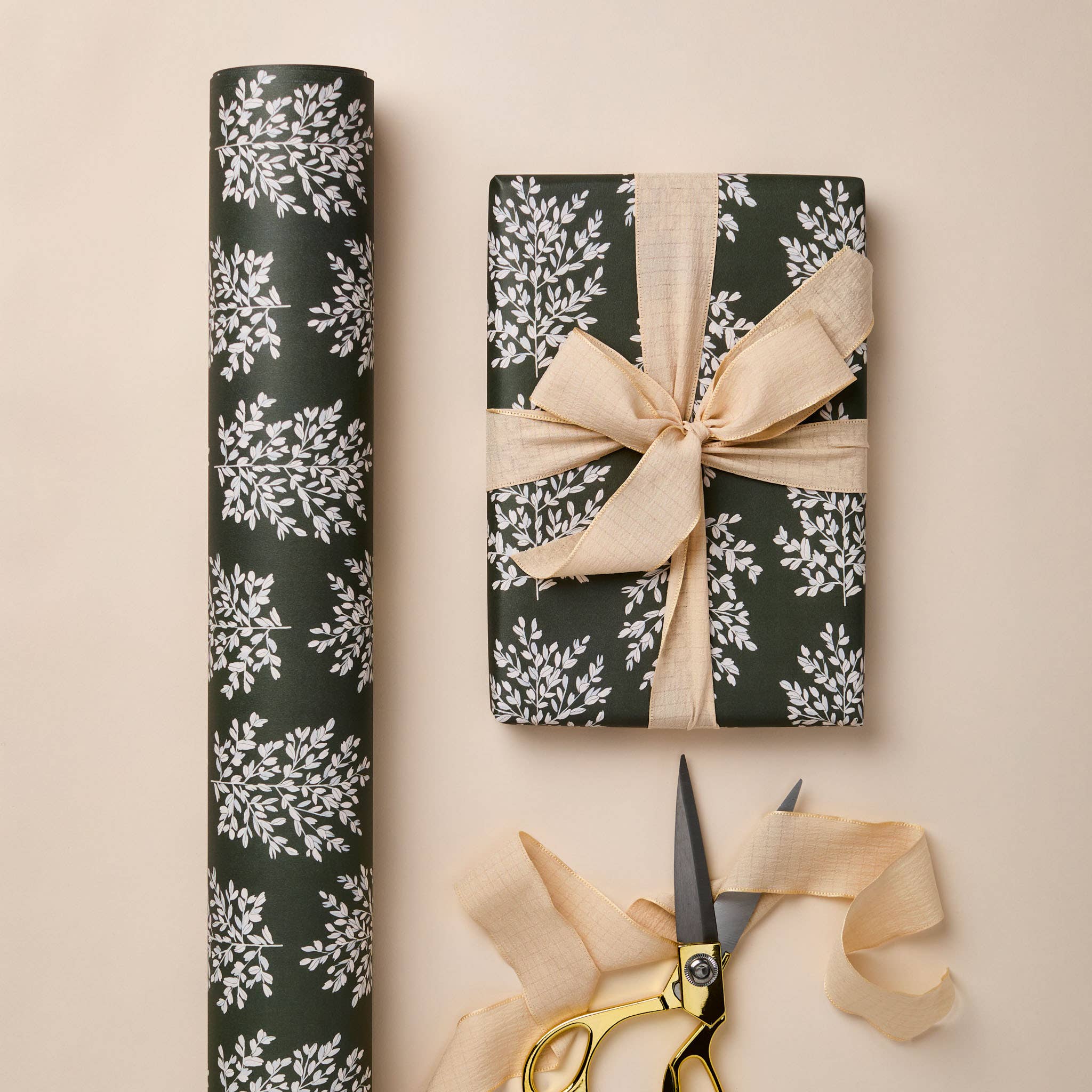 Khaki Botanical | Gift Wrap
