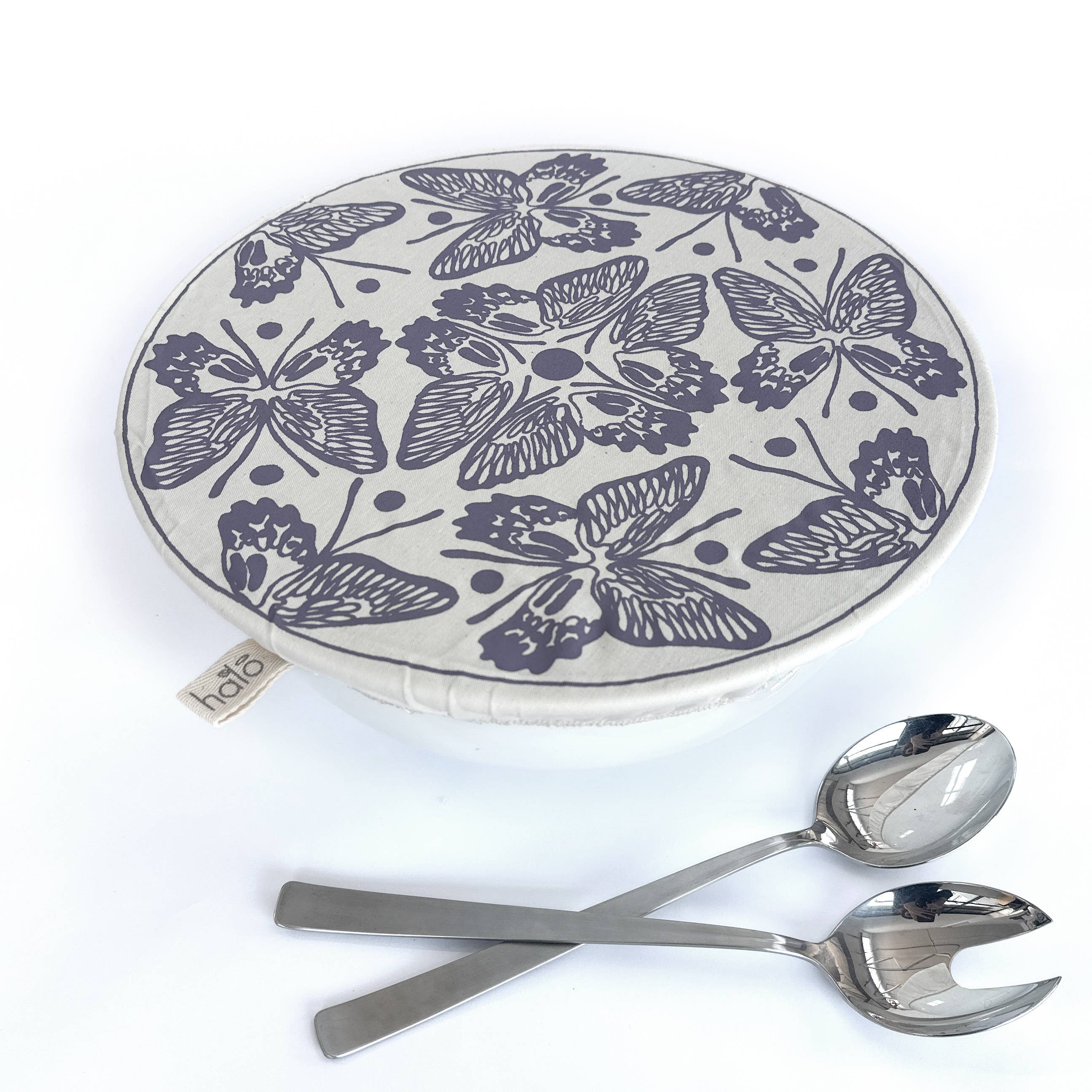 Halo Dish Cover | Extra Large | Butterfly Print