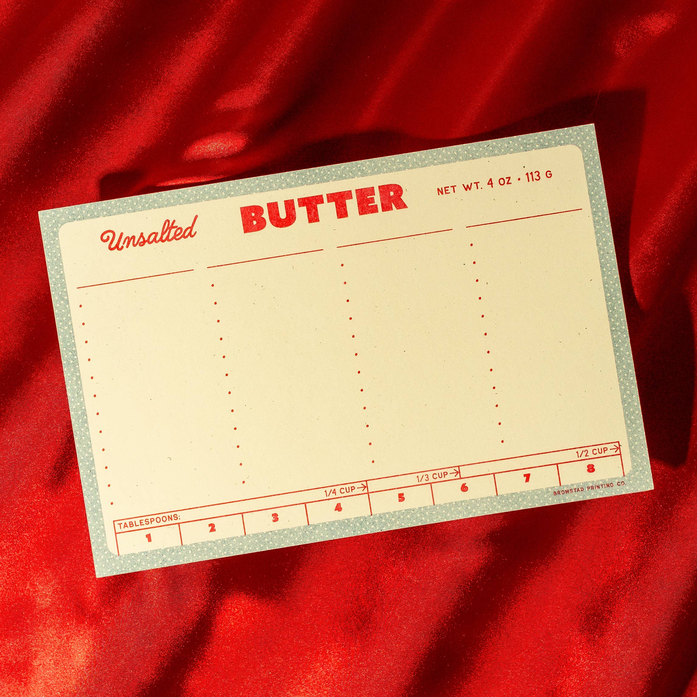 Butter | Risograph Notepad