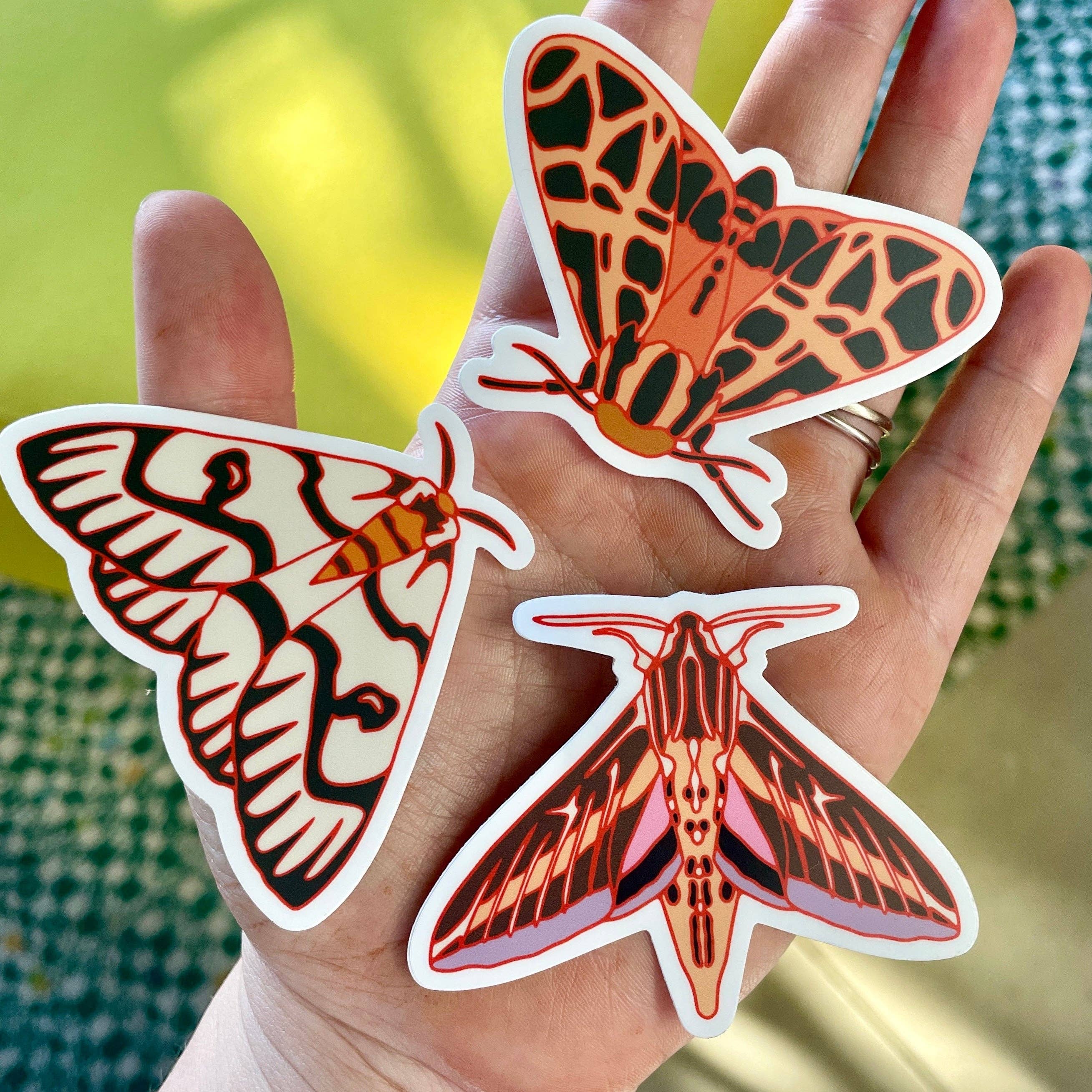 Moth Stickers