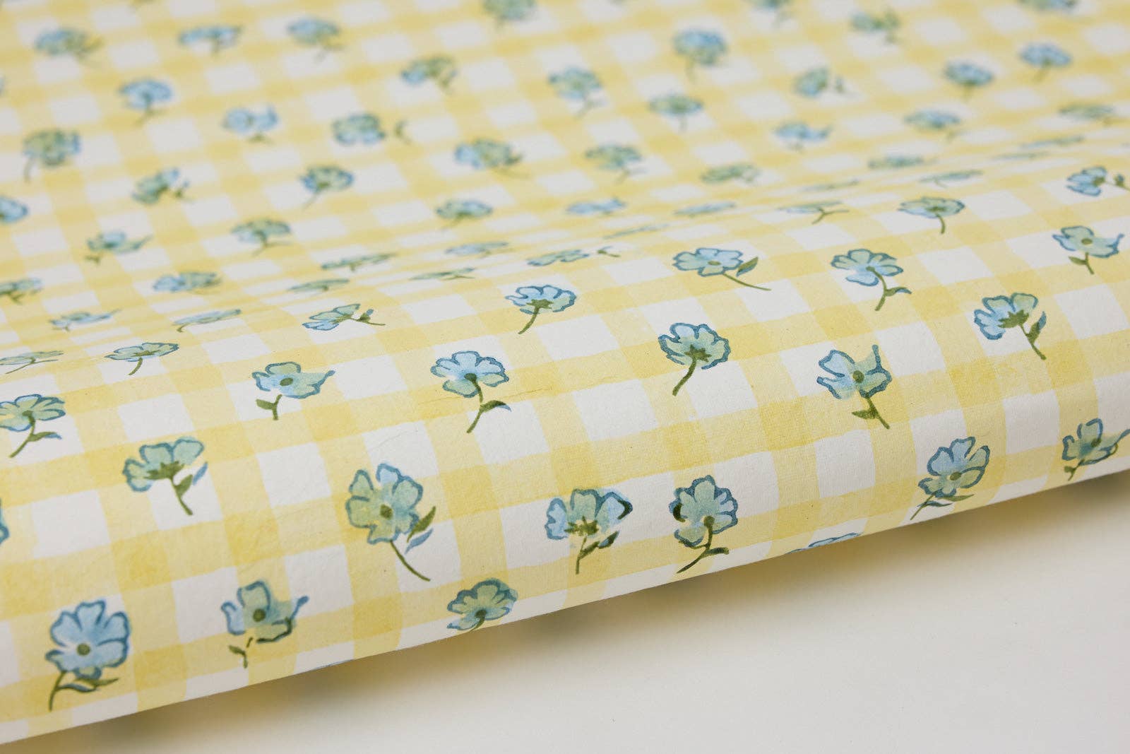 Block Printed Wrapping Paper | Gingham | Alaska