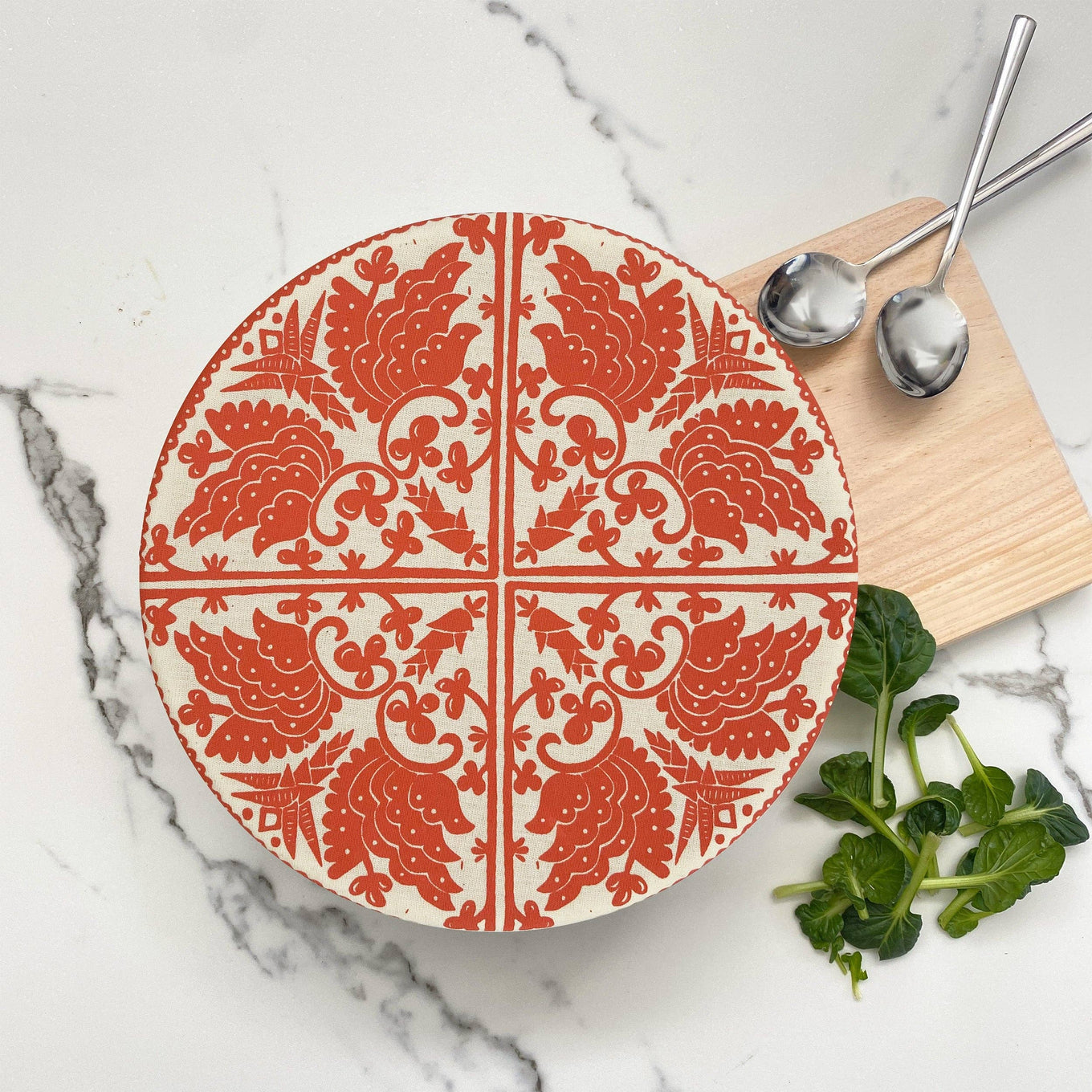 Dish and Bowl Cover Large Madiba Print | your salad bowl cov