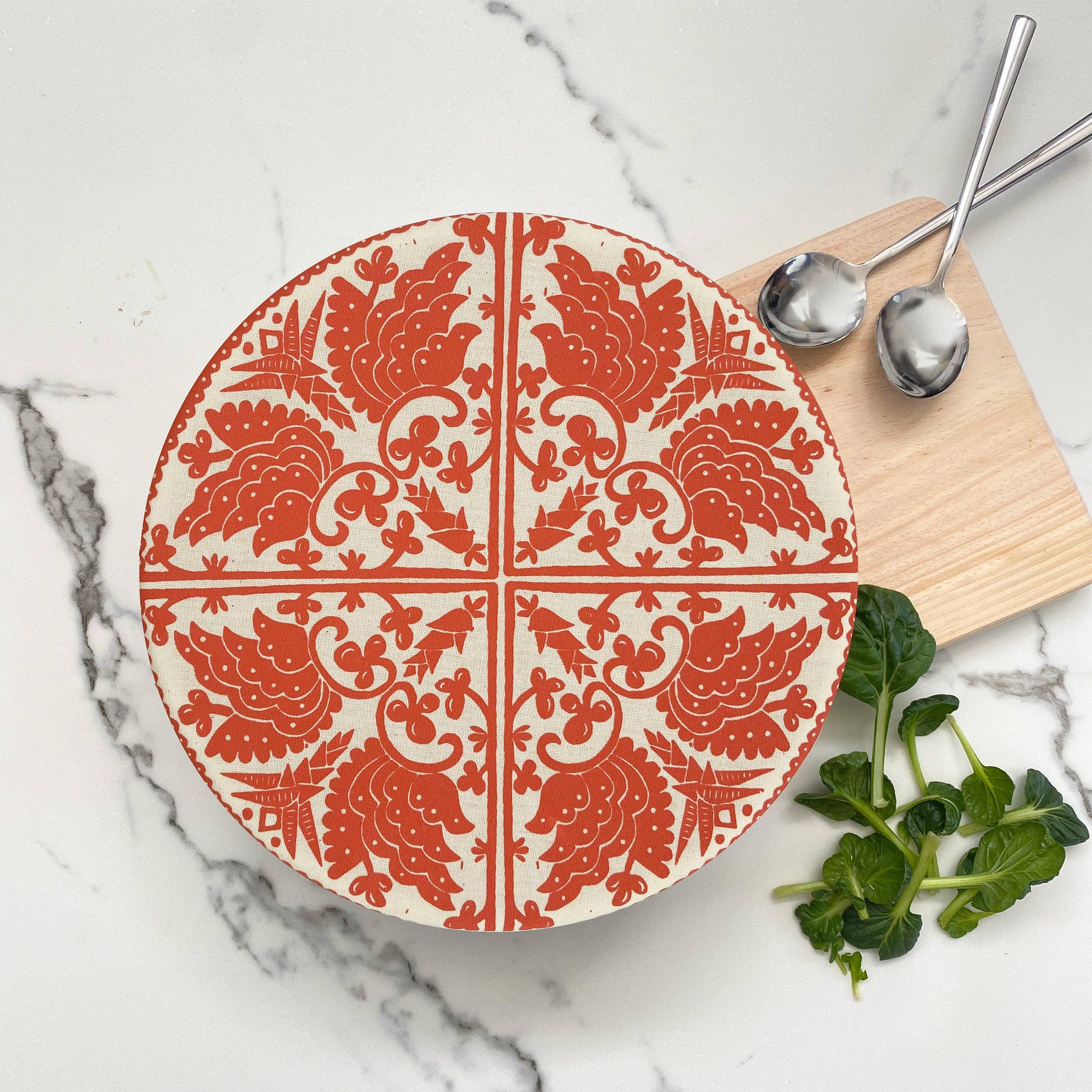 Dish and Bowl Cover Large Madiba Print | your salad bowl cov