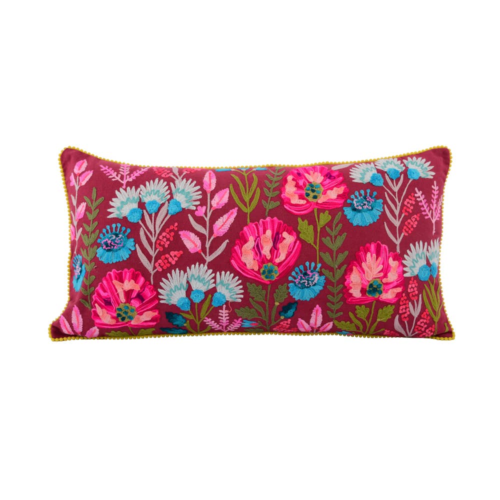 Floresta Botanical Lumbar Pillow | 14X28"