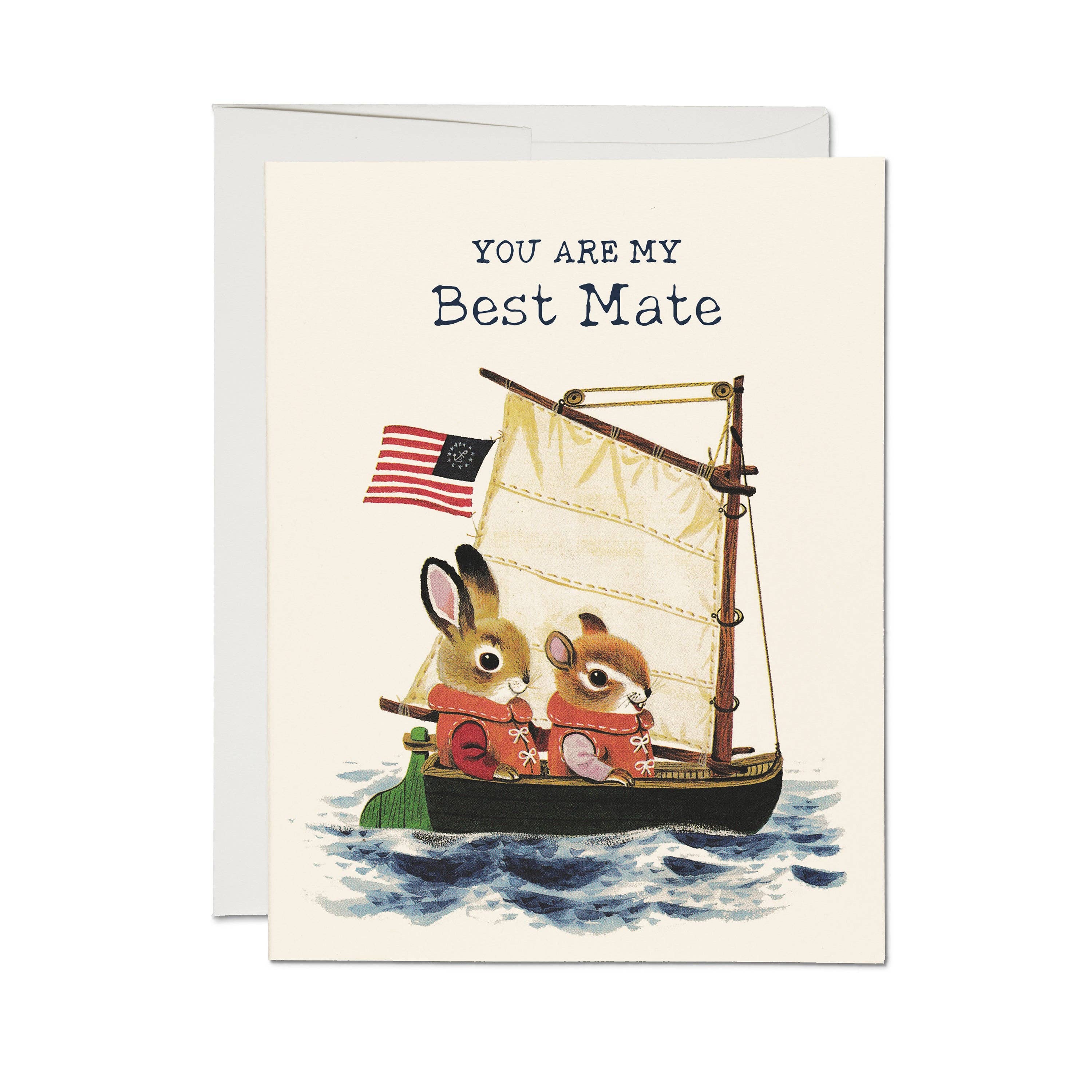 Best Mate greeting card