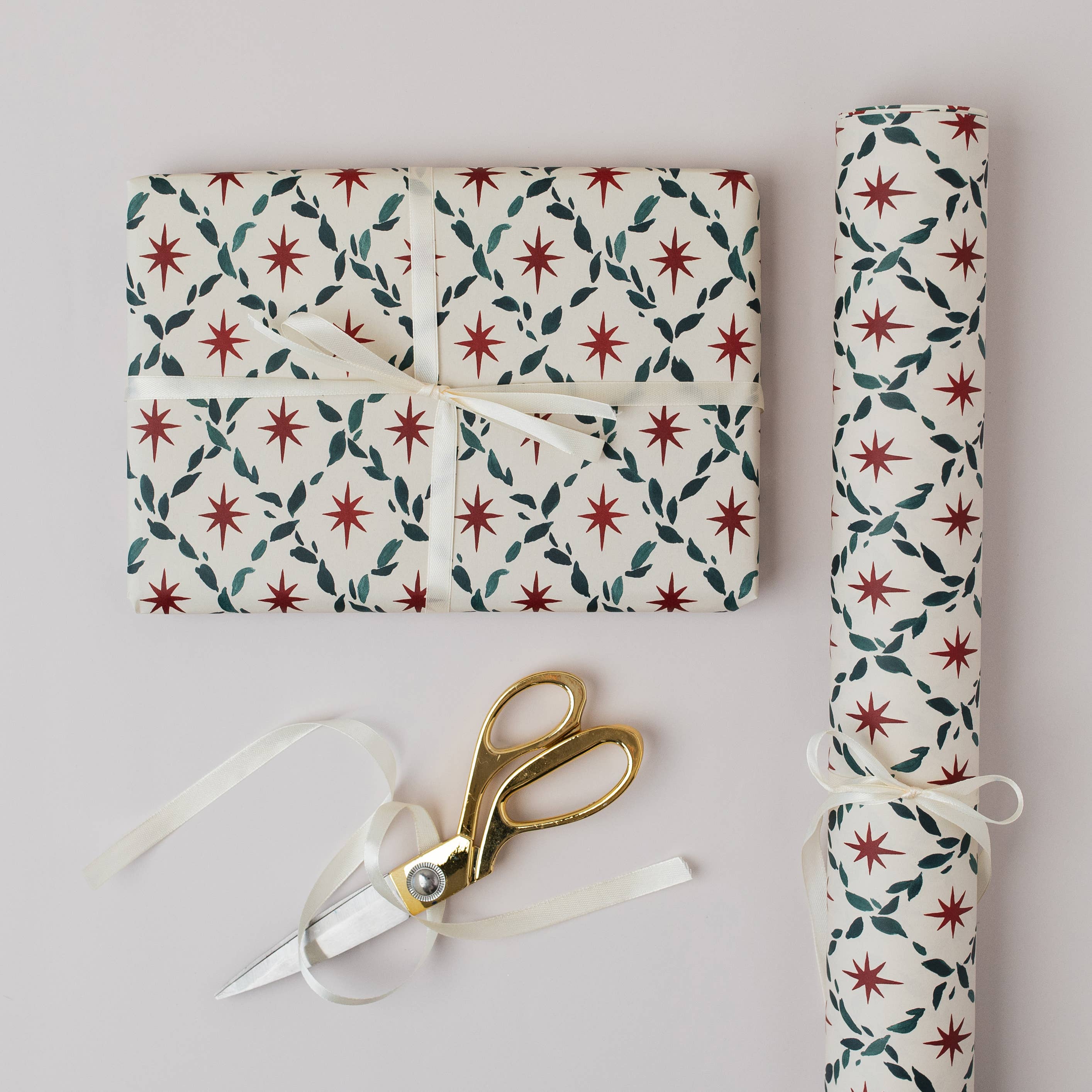 Christmas Star Botanical | Gift Wrap