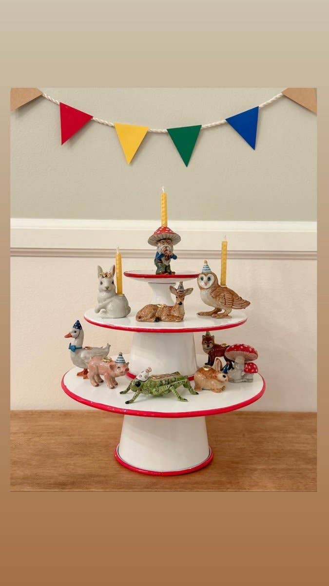 Mushroom Gnome Cake Topper