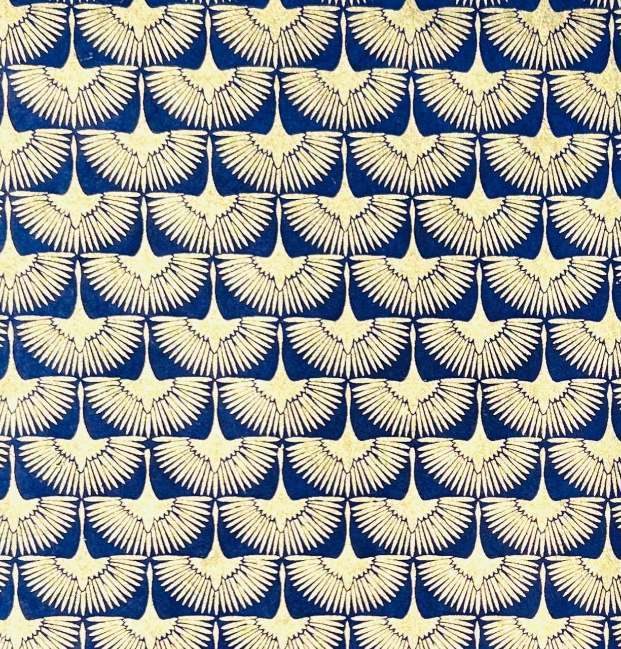 Crane Silkscreen | Blue | Wrapping Paper