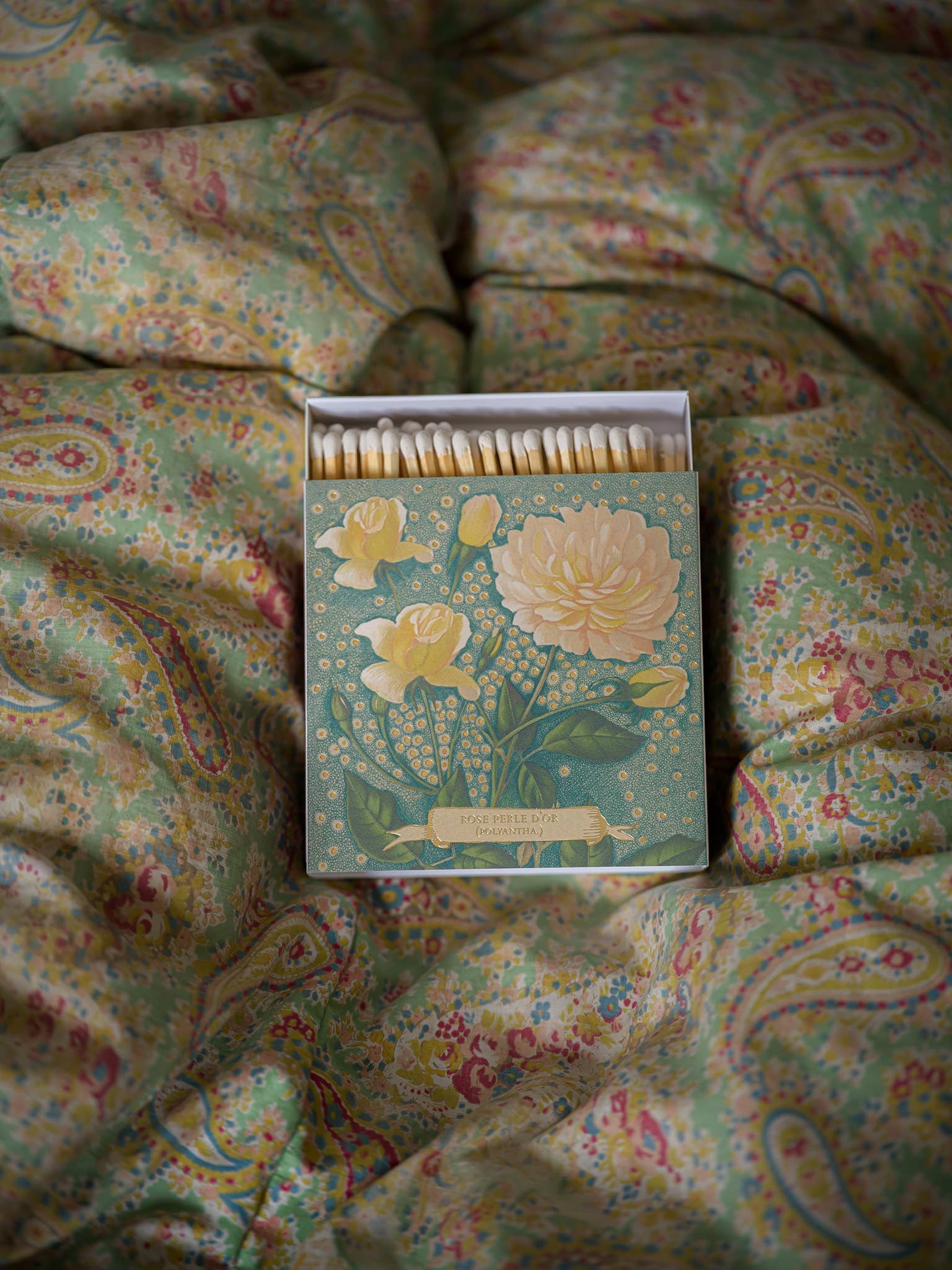 Rose Perle d'or Matches | Square - Safety Matches