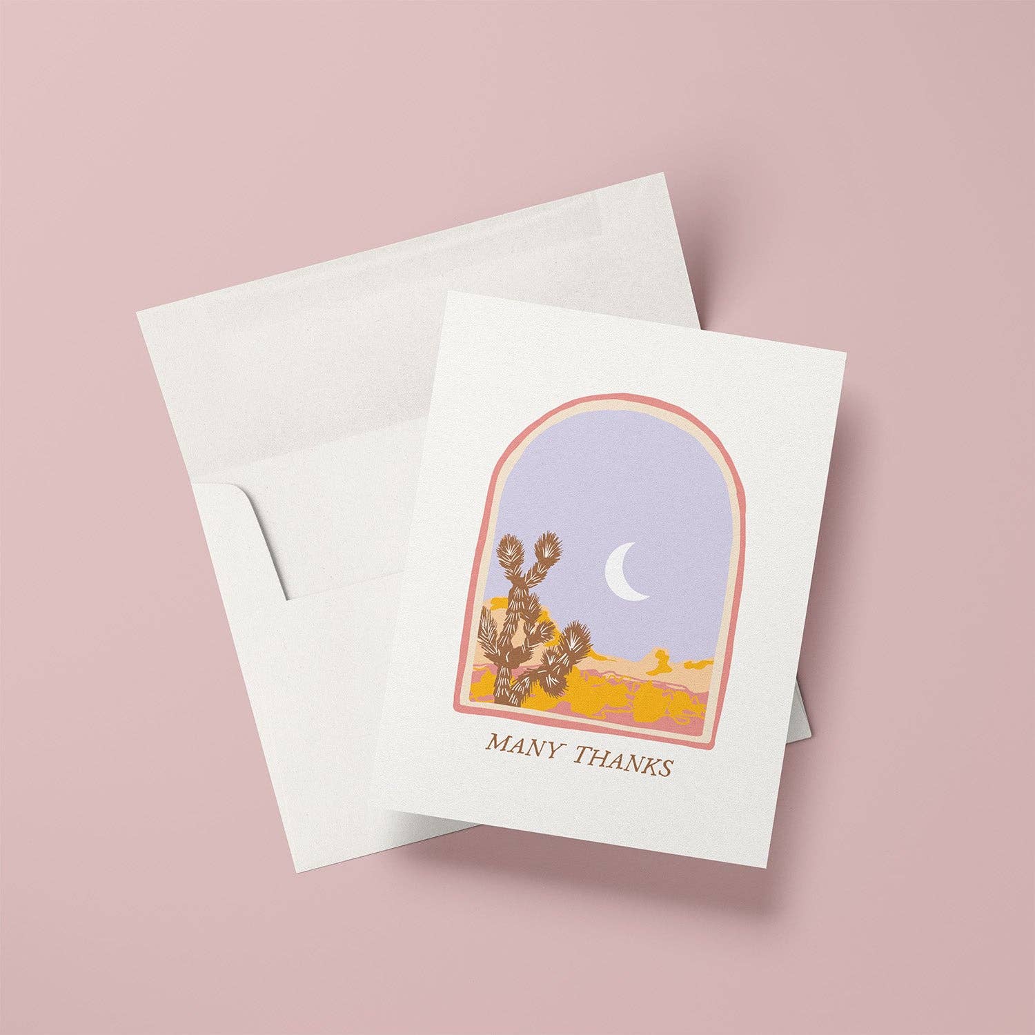 Joshua Tree Thank You A2 Greeting Card