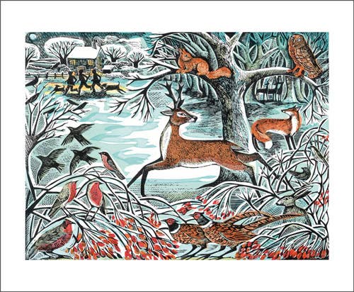 Winter Woodland Card - Angela Harding