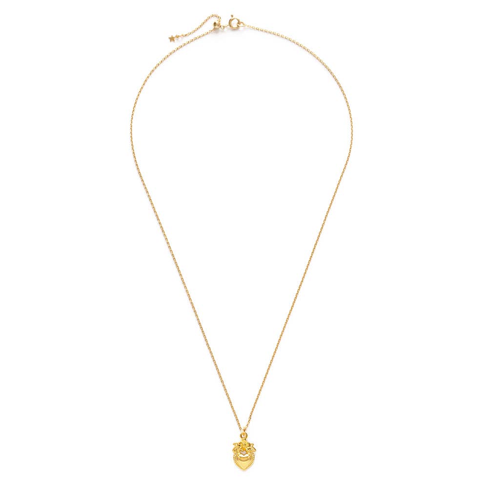 Folk Heart Necklace