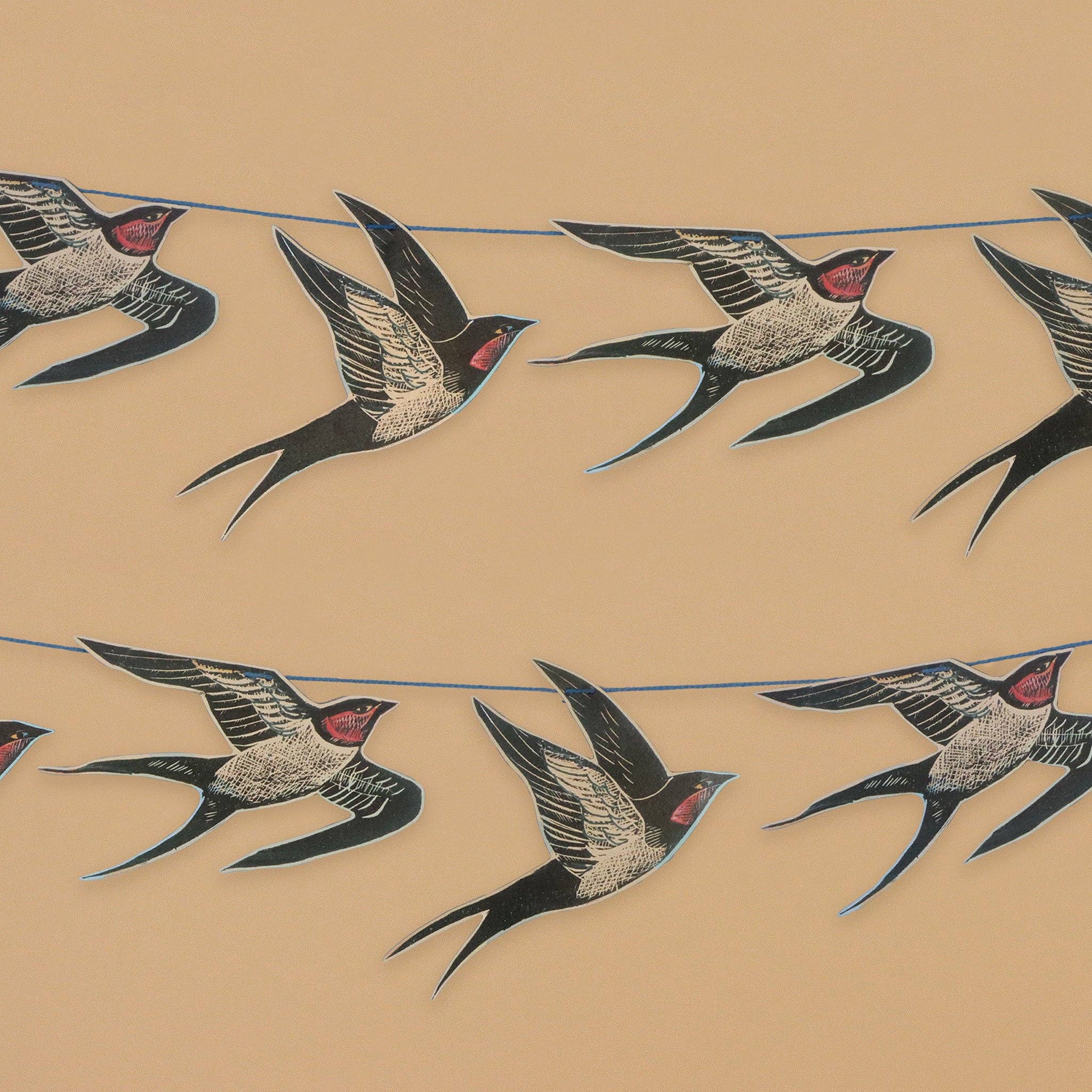 Cornish Swallows Garland
