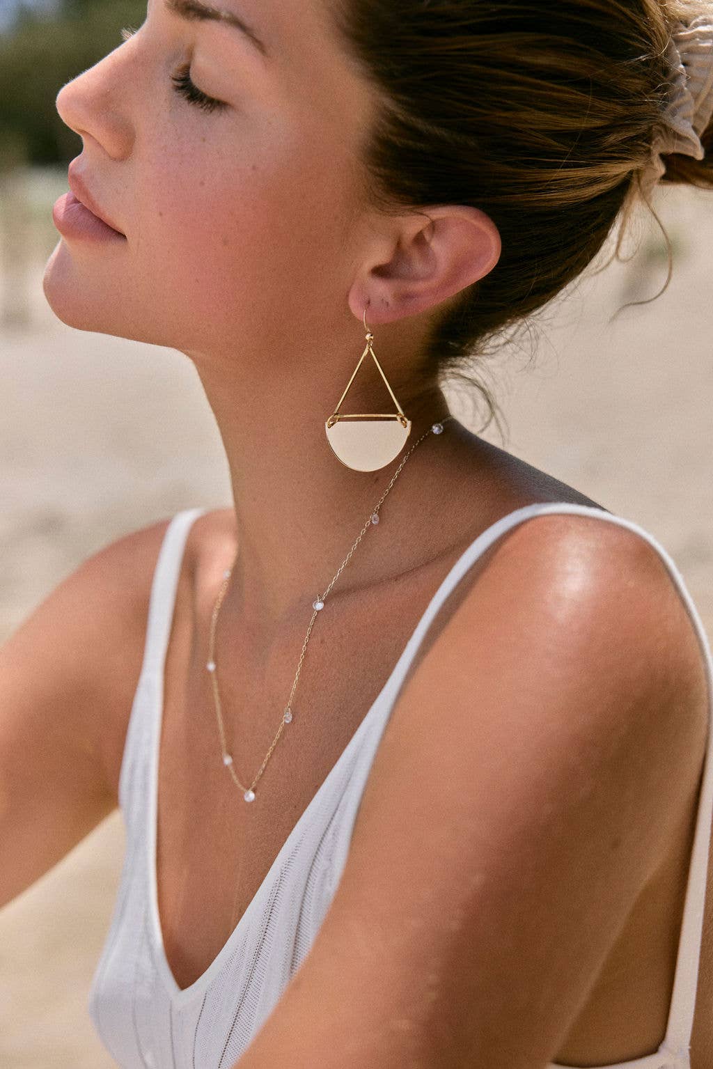 Celeste CZ Chain Necklace